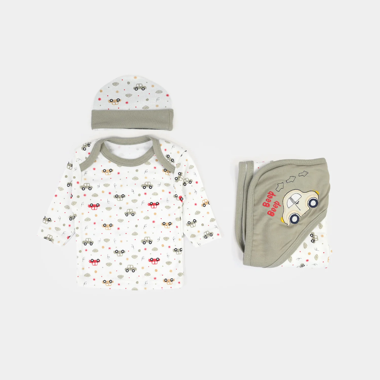 Infant Starter Set 11Pcs Car Quiet Grey - Image 3