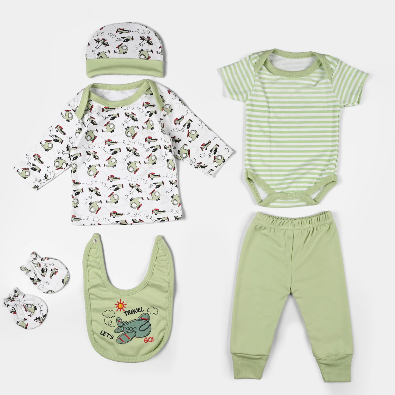 Infant Starter Set 11Pcs Helicopter Misty Jade - Image 2