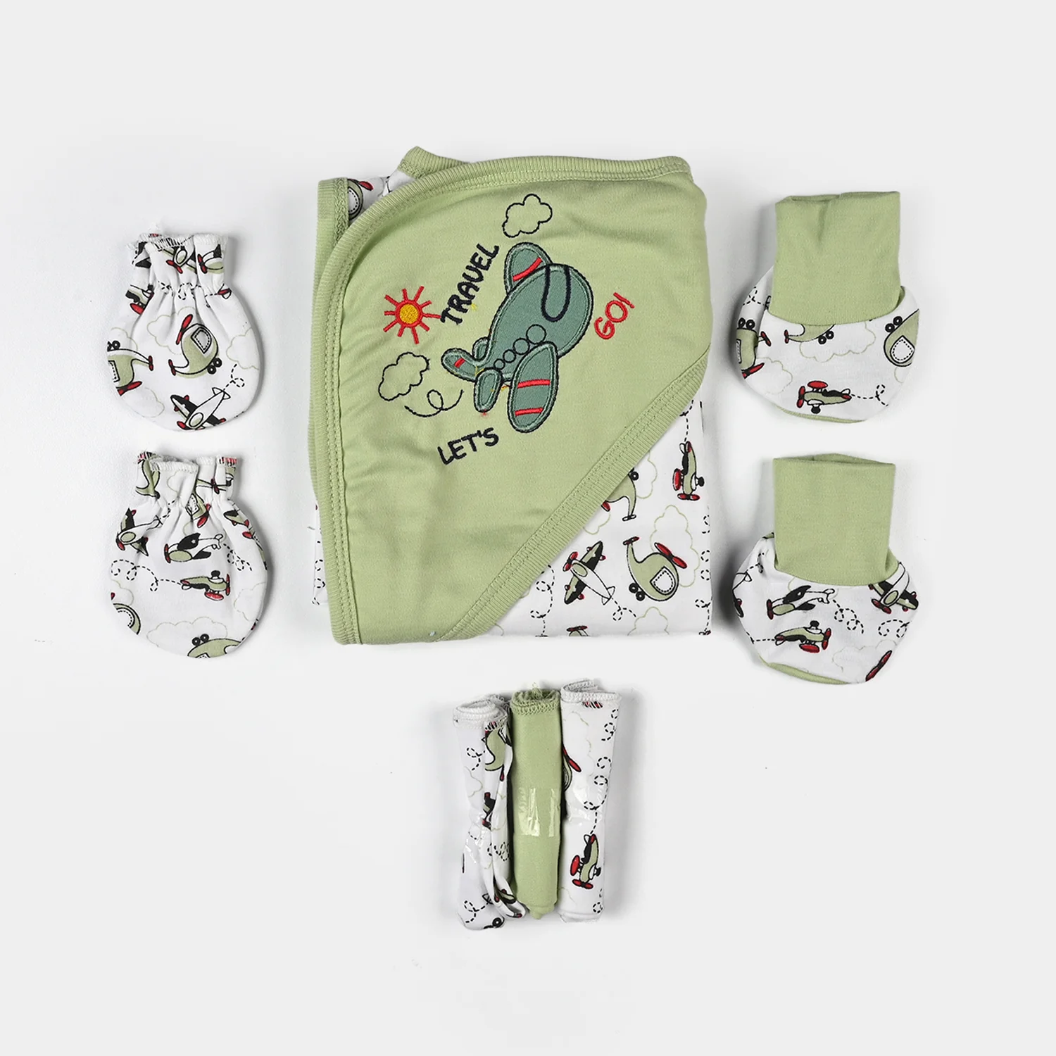 Infant Starter Set 11Pcs Helicopter Misty Jade - Image 3