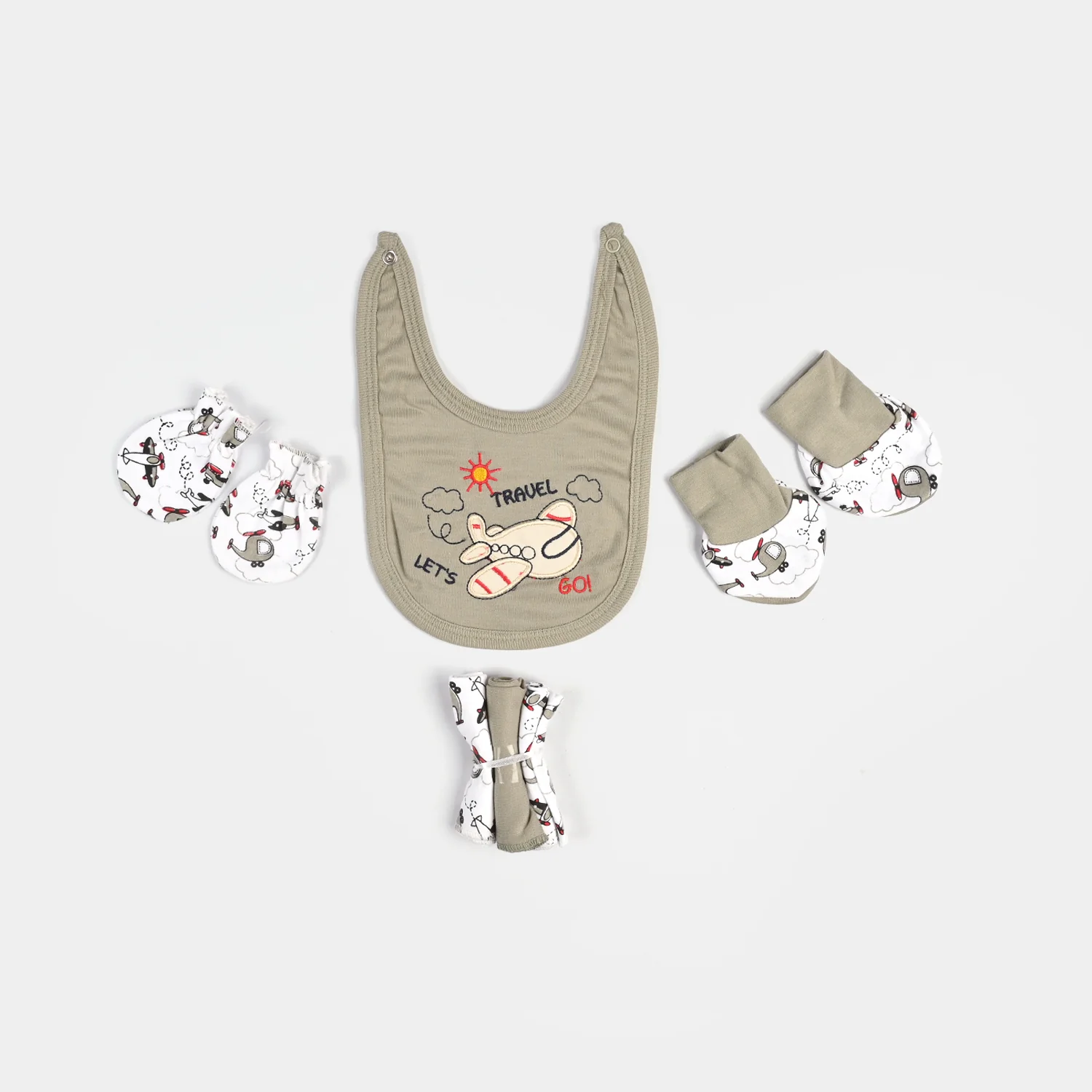 Infant Starter Set 11Pcs Helicopter Quiet Grey - Image 4