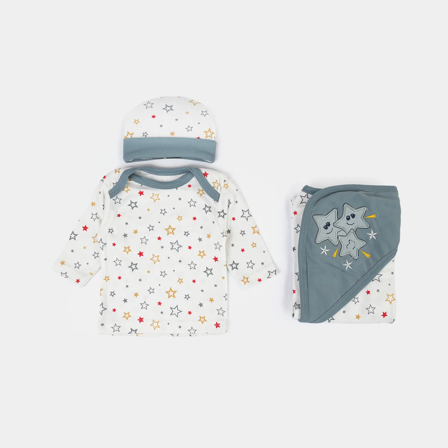 Infant Starter Set 11Pcs Star Faded Denim - Image 3