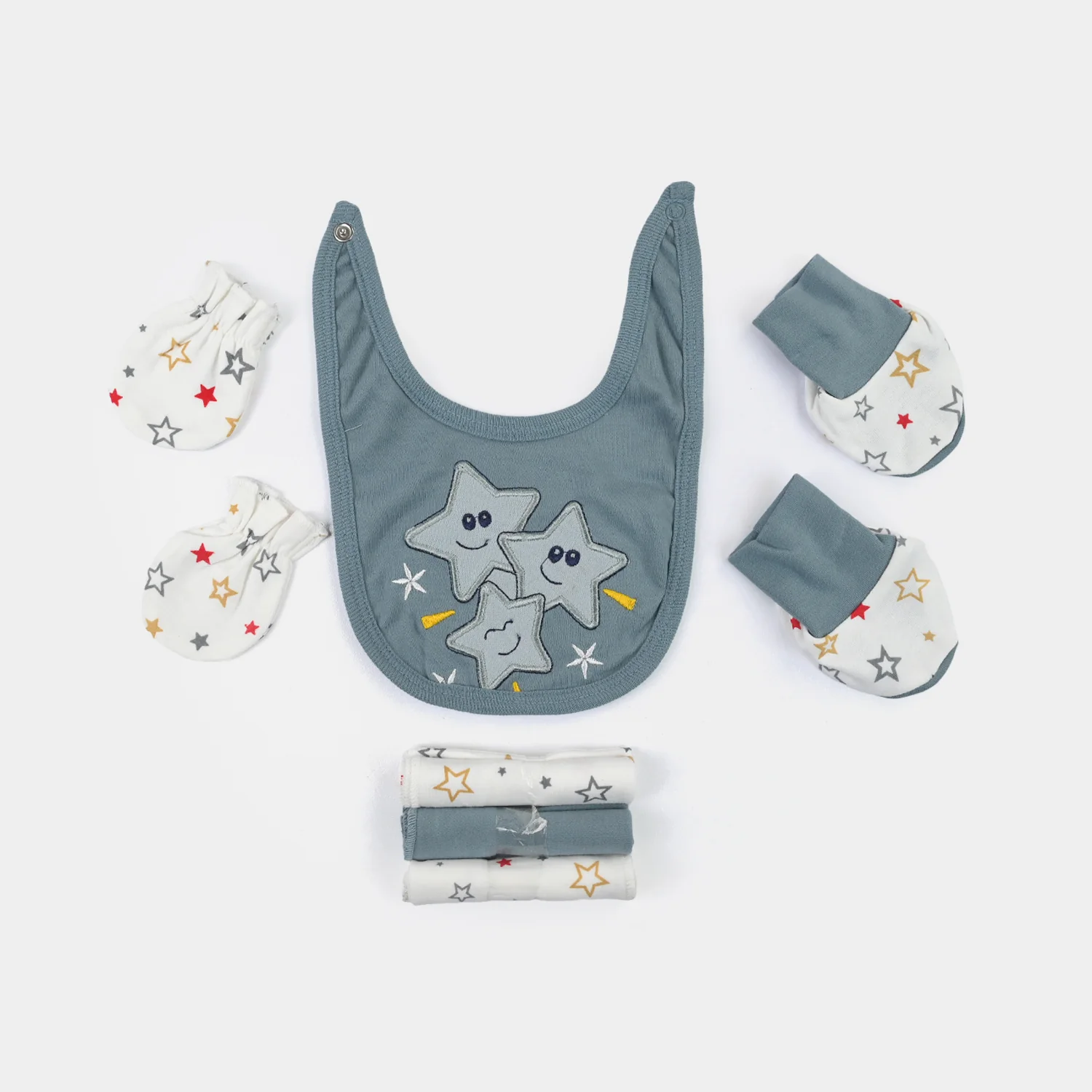 Infant Starter Set 11Pcs Star Faded Denim - Image 4