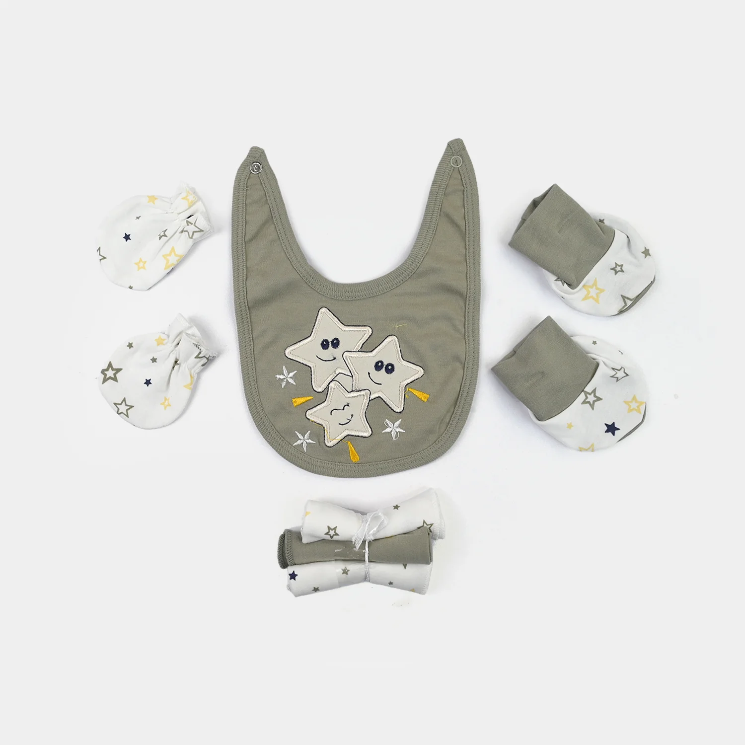 Infant Starter Set 11Pcs Star Quiet Grey - Image 4
