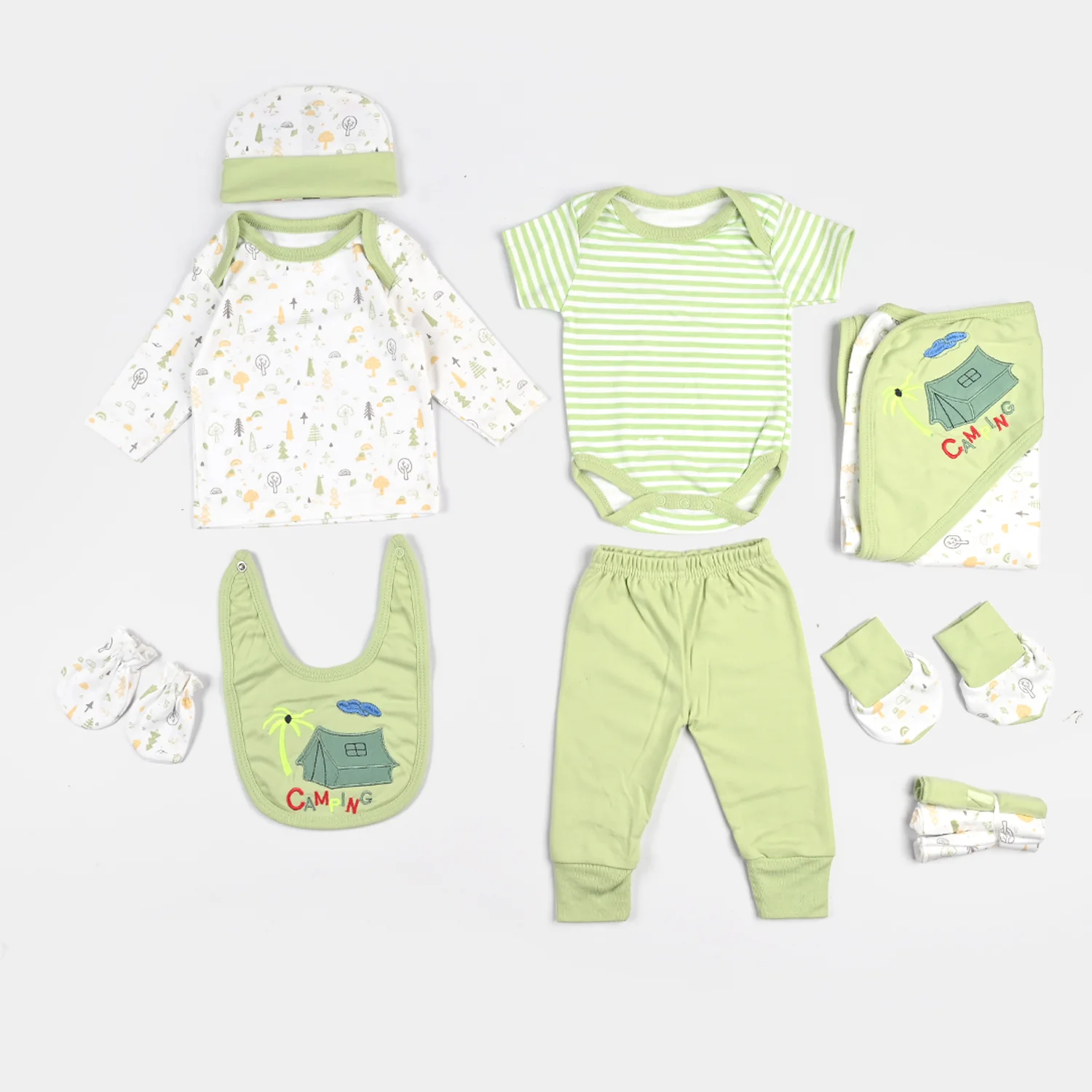 Infant Starter Set 11Pcs Tree Misty Jade