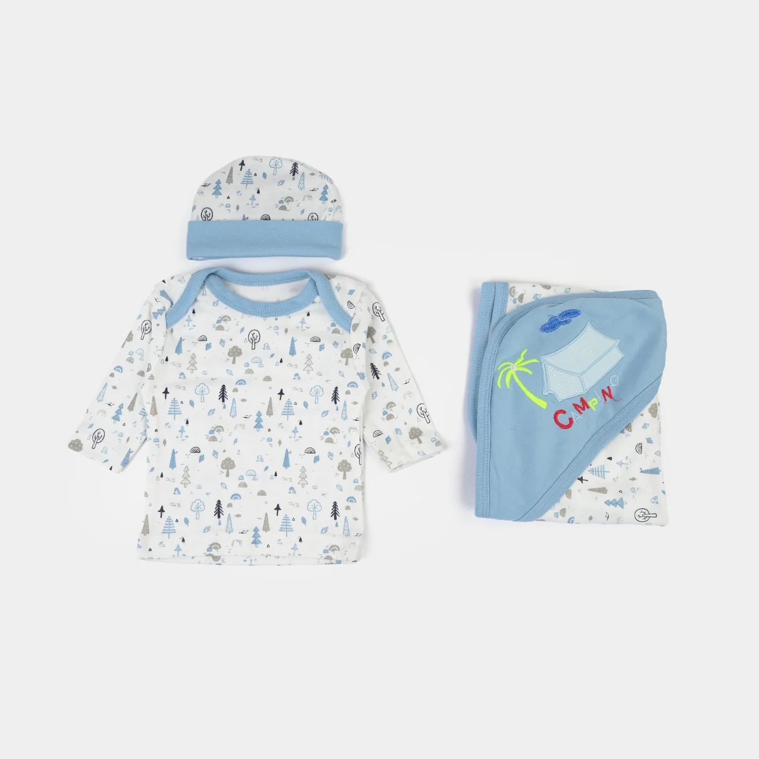 Infant Starter Set 11Pcs Tree Powder Blue - Image 3