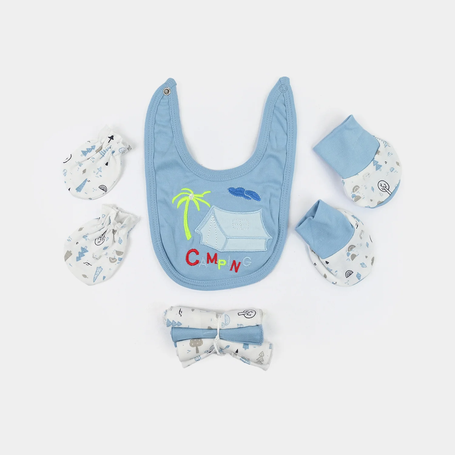 Infant Starter Set 11Pcs Tree Powder Blue - Image 4