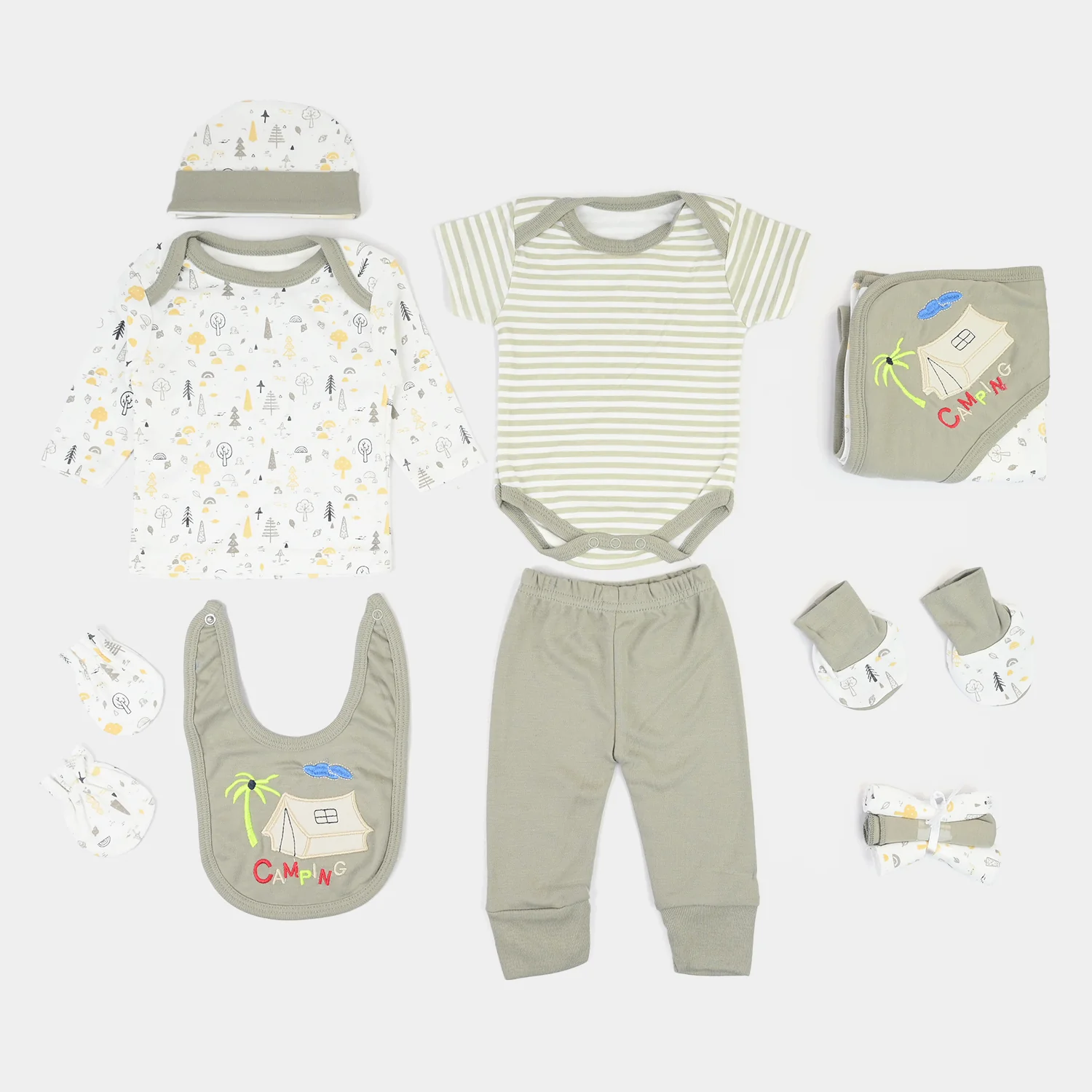Infant Starter Set 11Pcs Tree Quiet | Grey