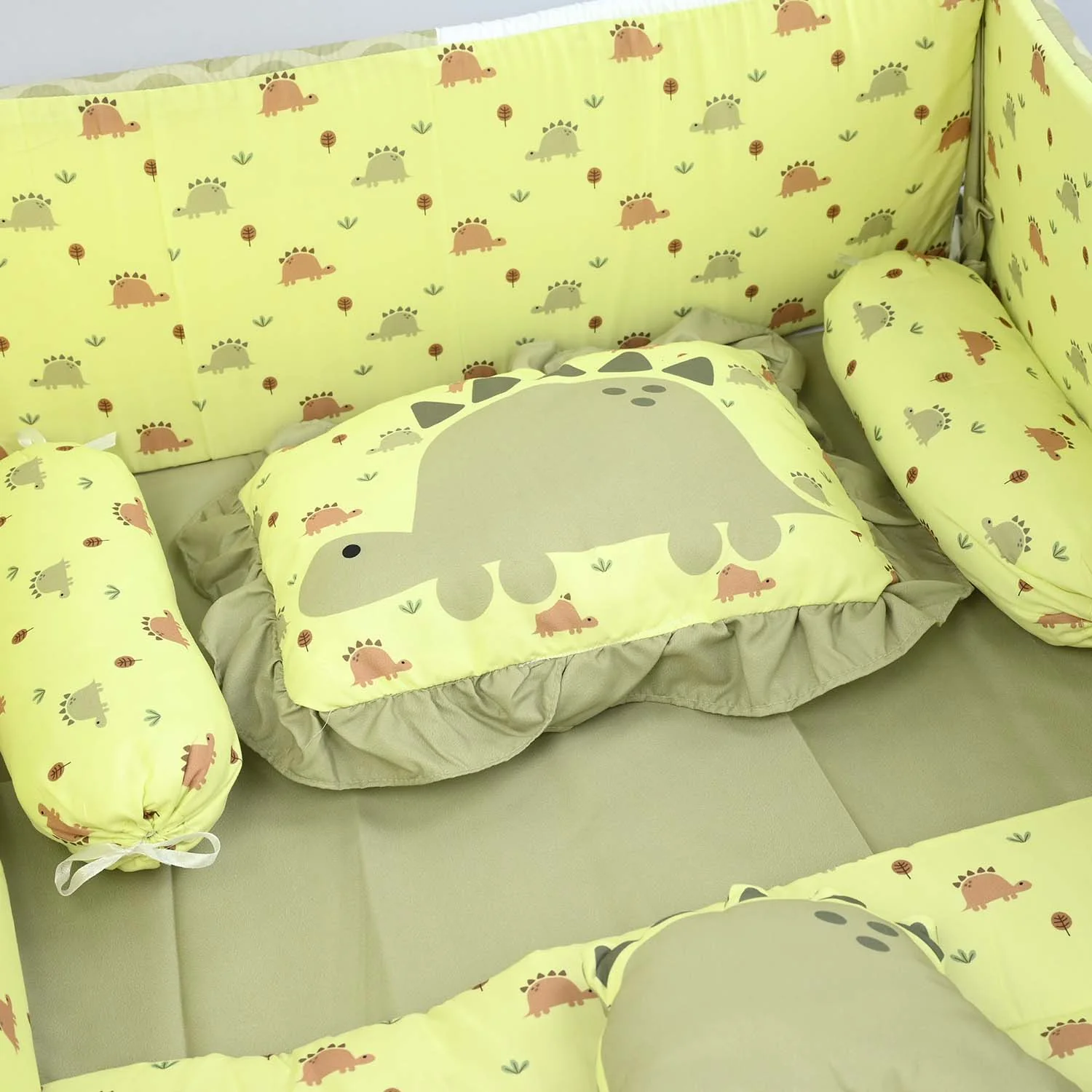 Turtle Beige Cot Bedding Set - Image 2
