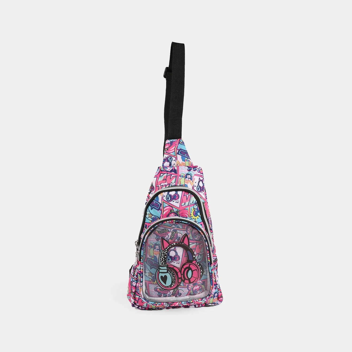 Printed Cross Body Bag - Image 4