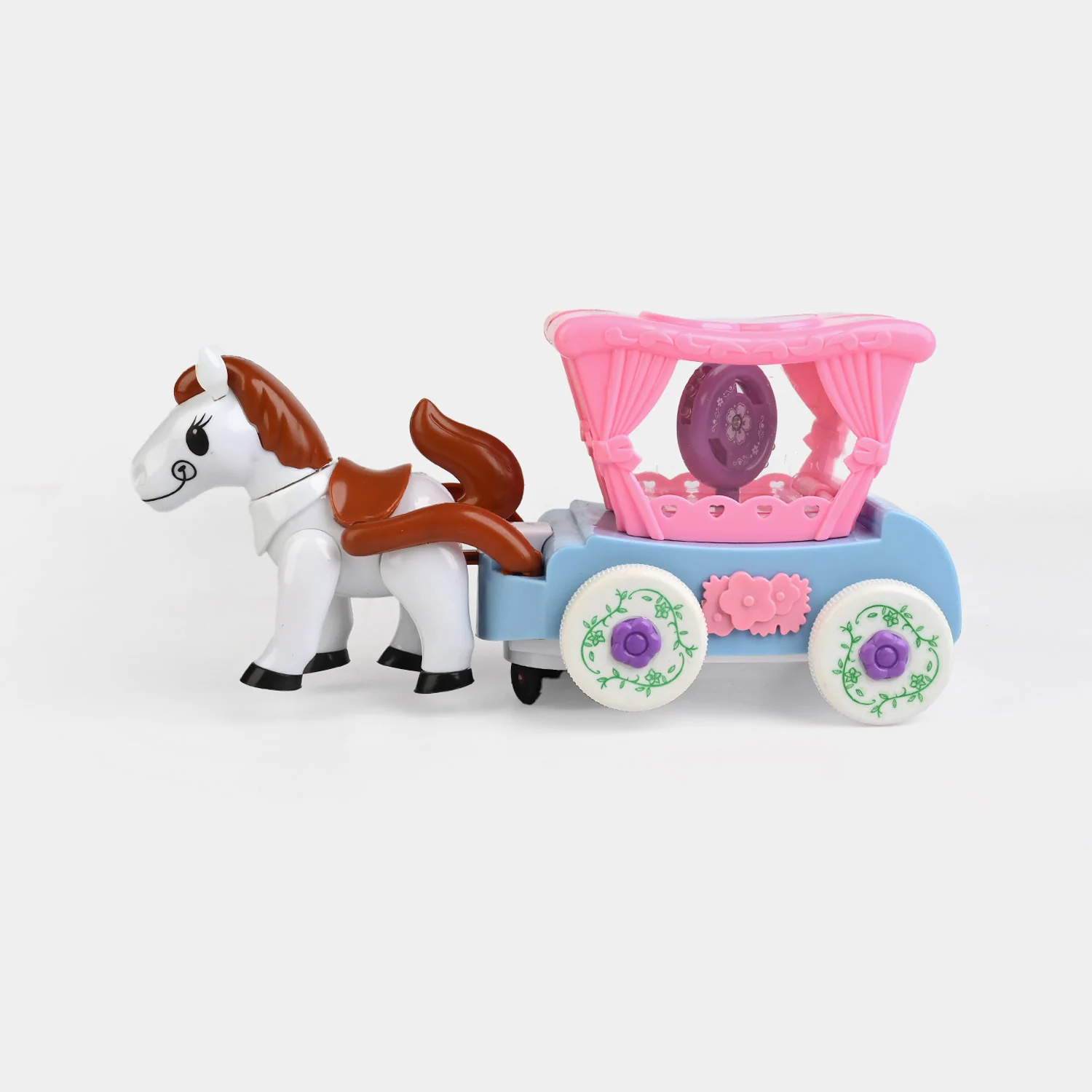 Cartoon Electric Horse Carriage Toy Set - Image 2