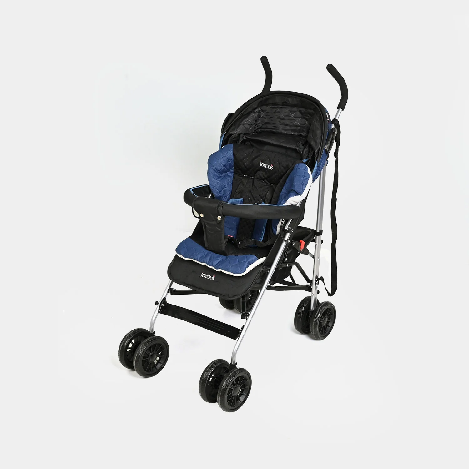 Foldable Travel Pram Stroller Buggy (Joyous) -HS807 Navy Blue - Image 3