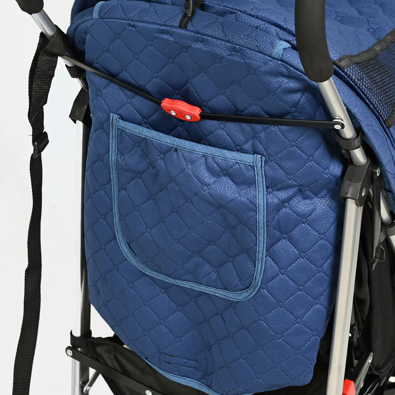Foldable Travel Pram Stroller Buggy (Joyous) -HS807 Navy Blue - Image 6