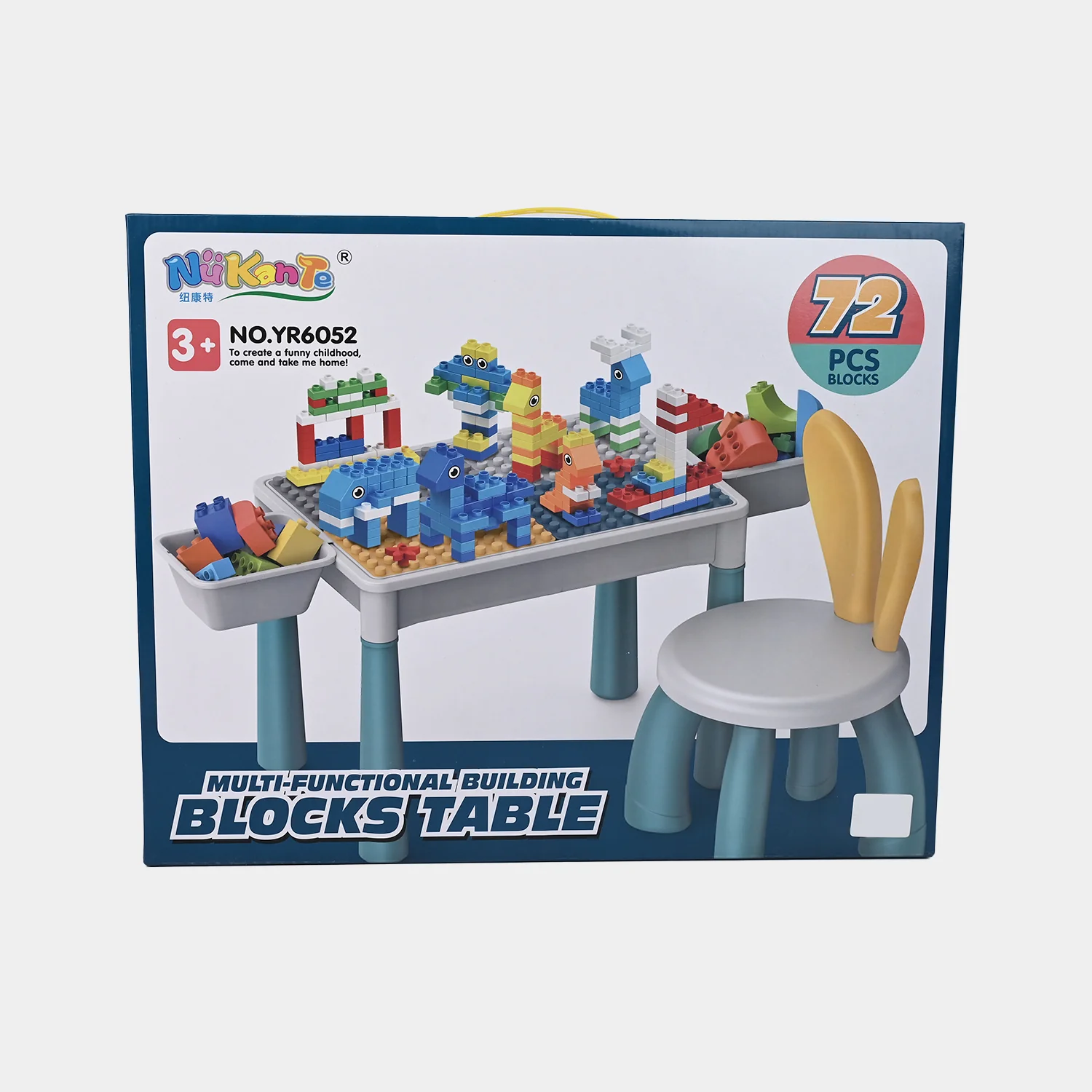 Building Blocks Table Dinosaur Slide Puzzle YR6053 - Image 4