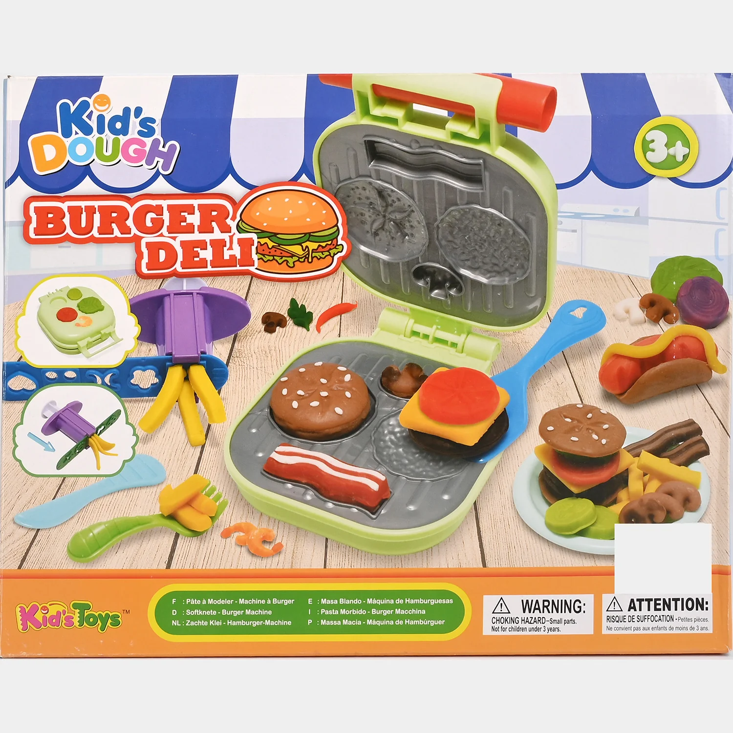 Burger Bun Stove Play Set - Image 3