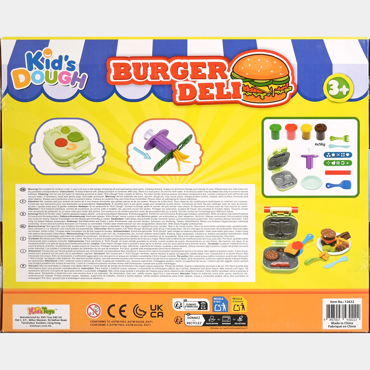 Burger Bun Stove Play Set - Image 4
