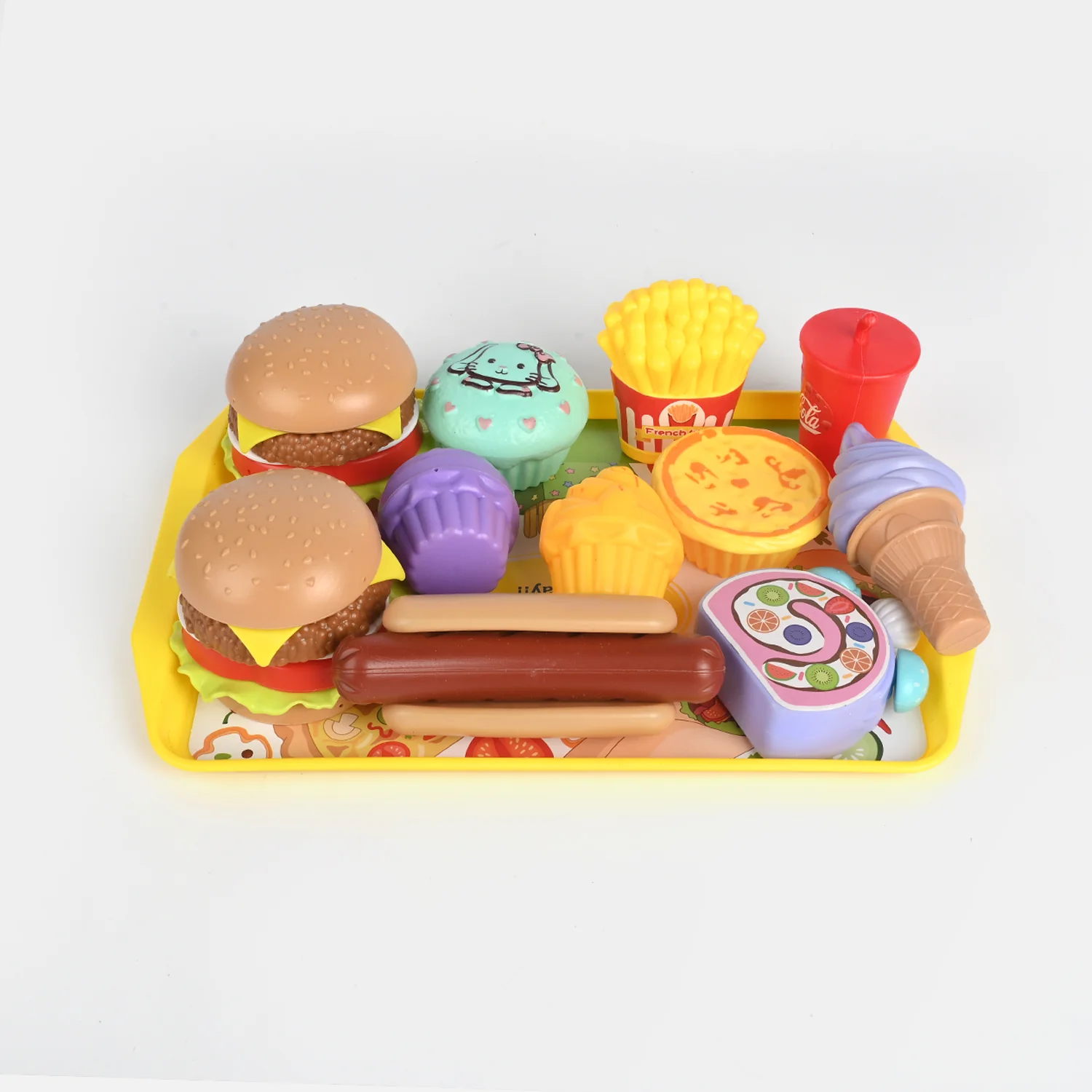Miniature Fast Food Play Set for Kids - Image 2