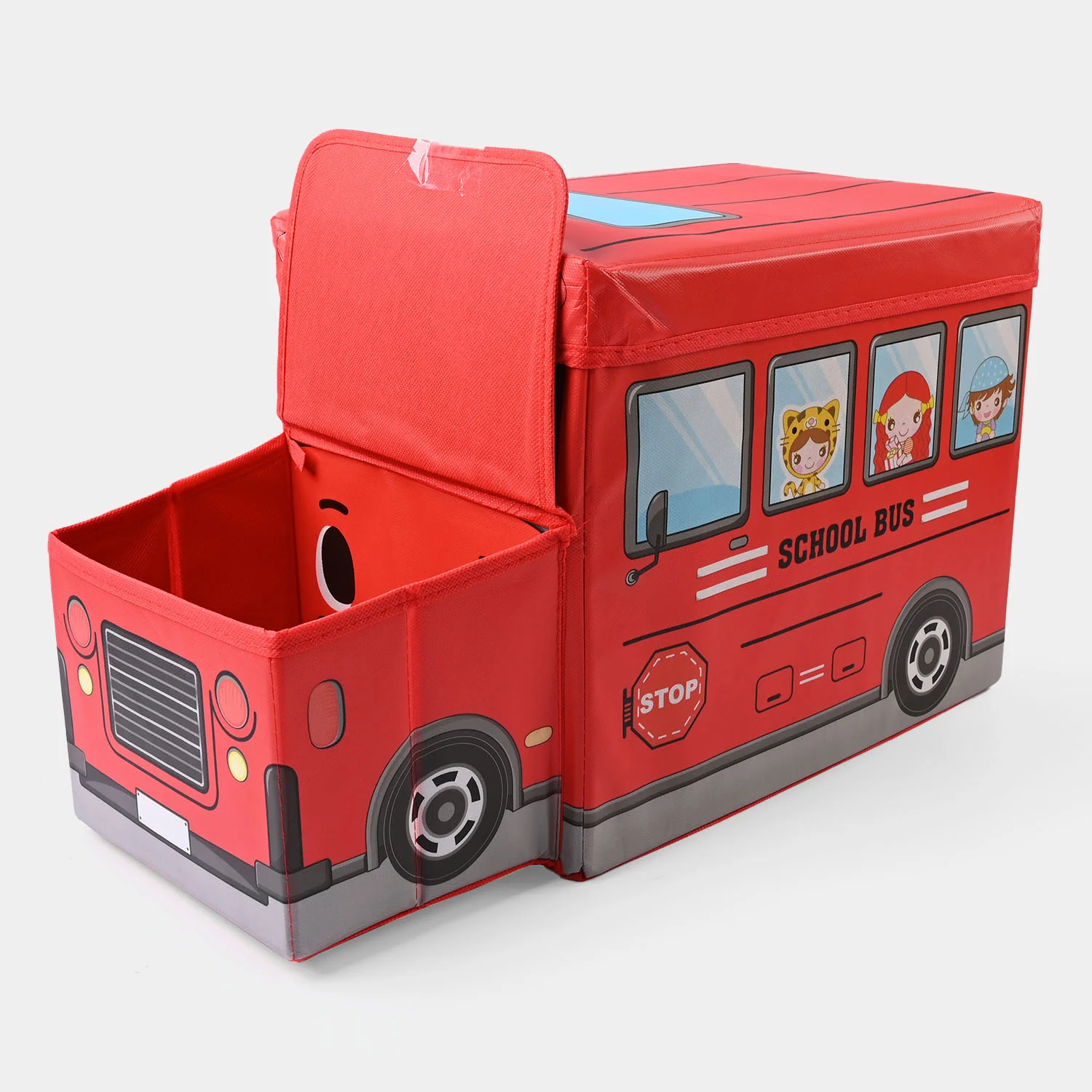 Kids Bus Storage Box Red 779 - Image 2