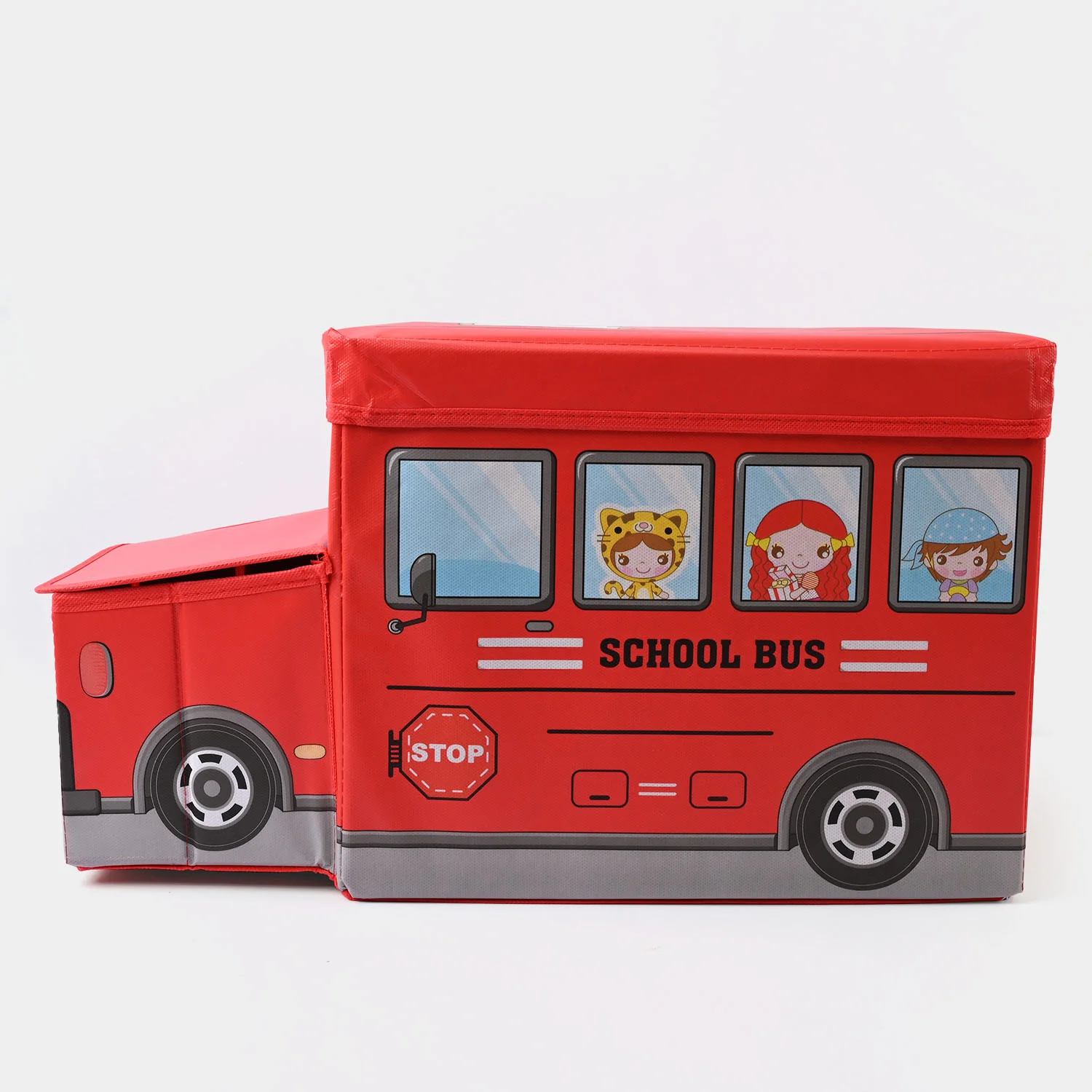 Kids Bus Storage Box Red 779 - Image 4