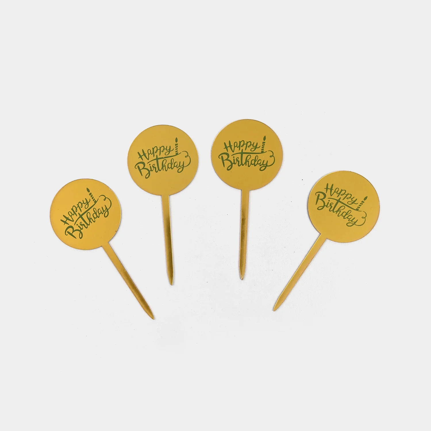 Happy Brithday Cake Topper | 4pcs