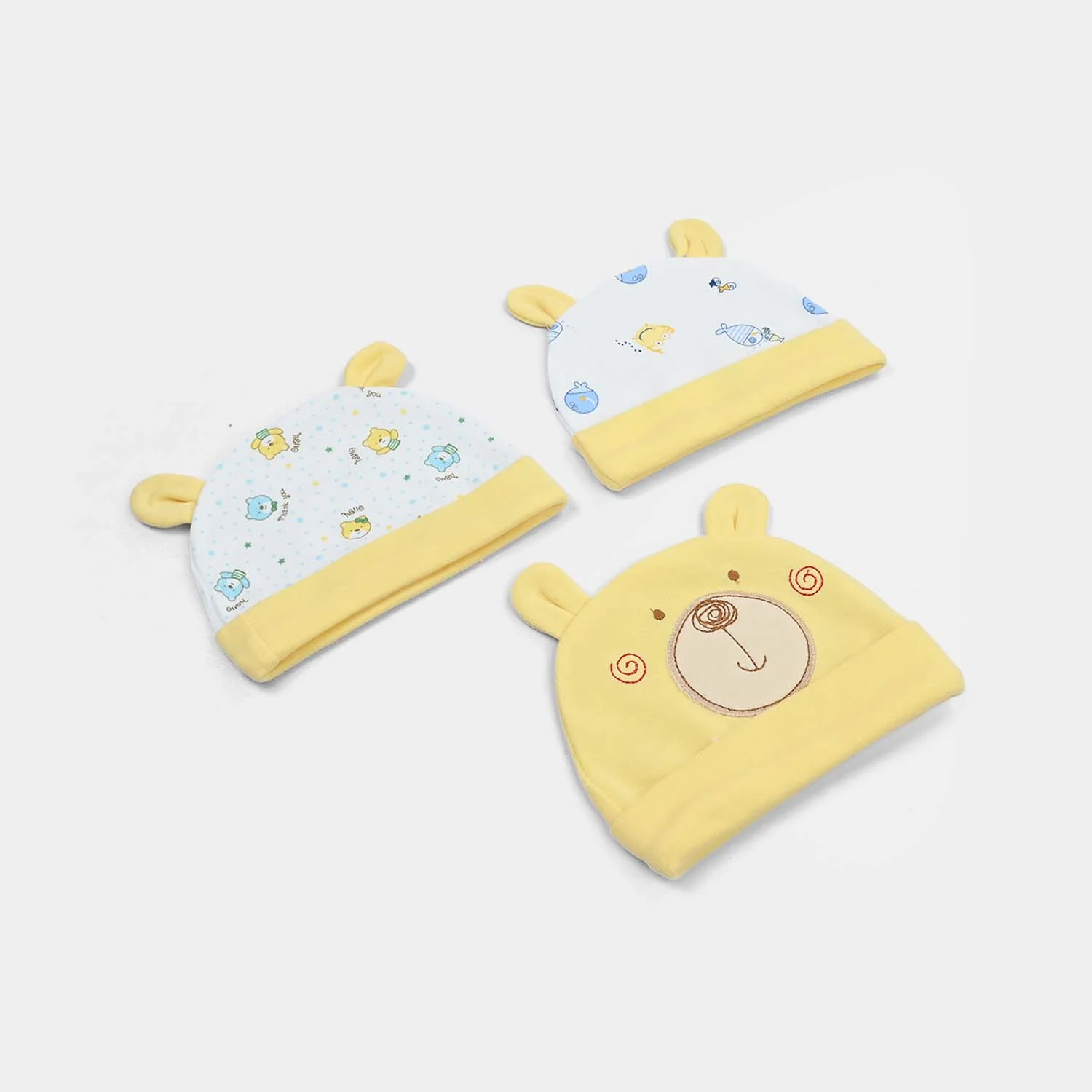 Baby Cap/Hat Set | 3Pcs - Image 2