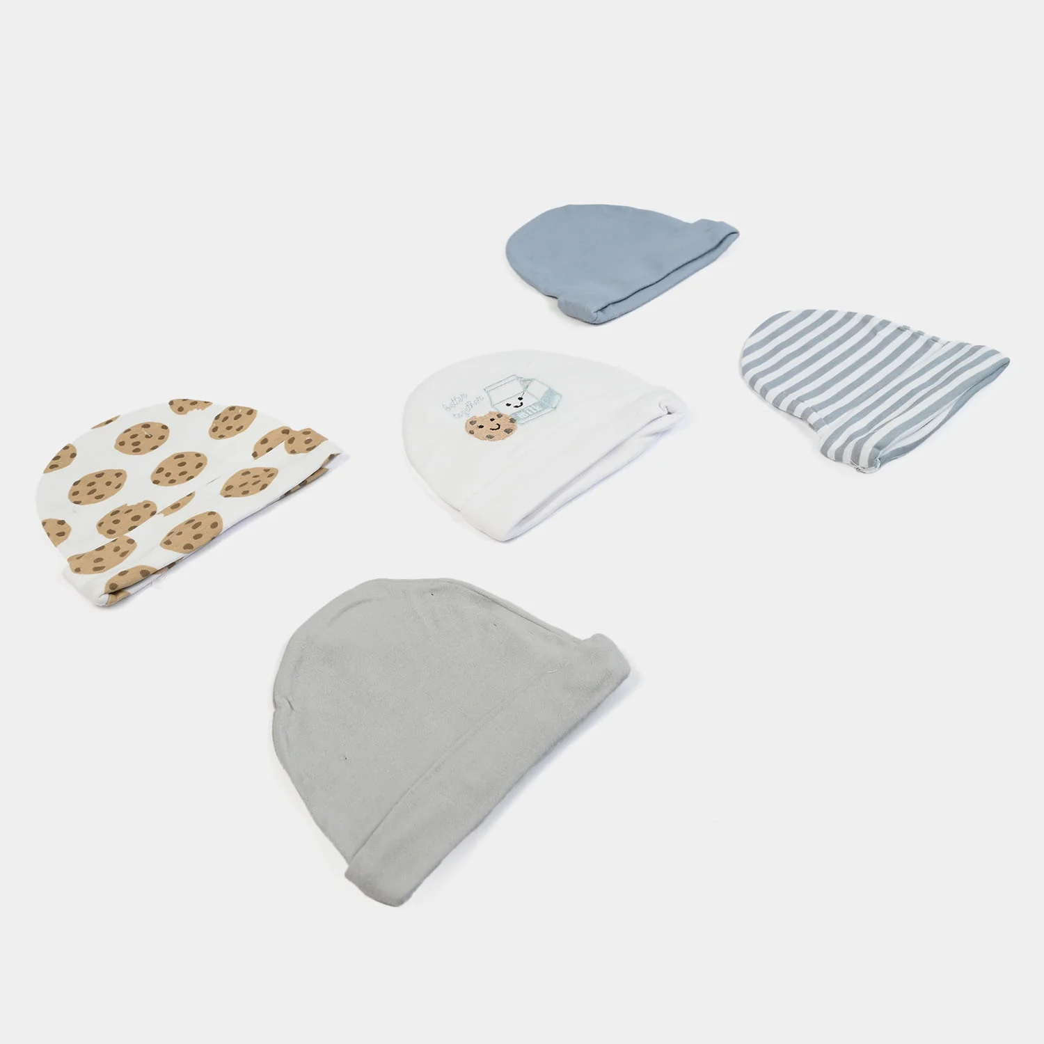 Pack OF 5 Baby Cap/Hat Set - Image 2