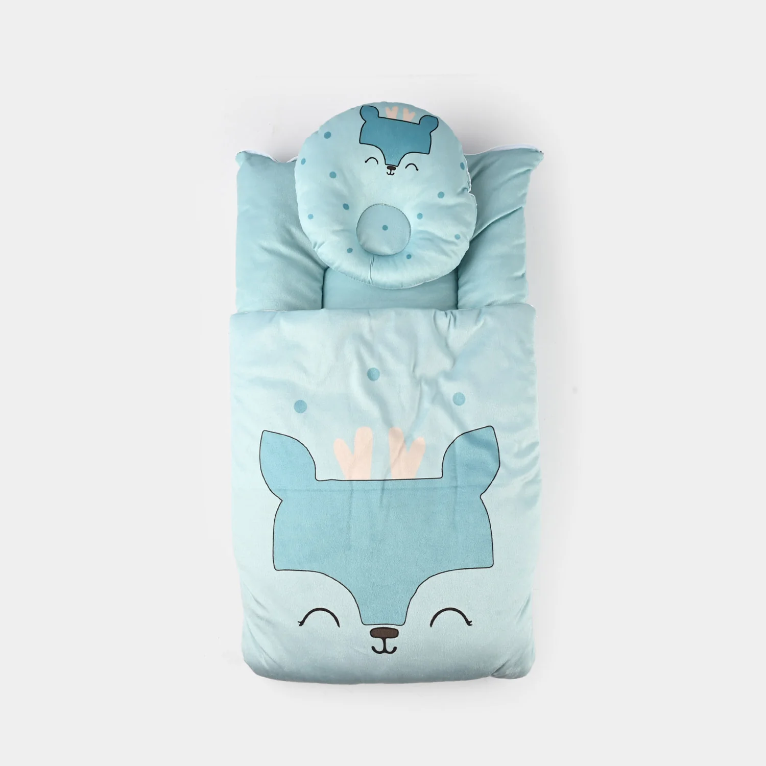 Baby Sleeping Bedding Set with Pillow & Bolsters - Image 3