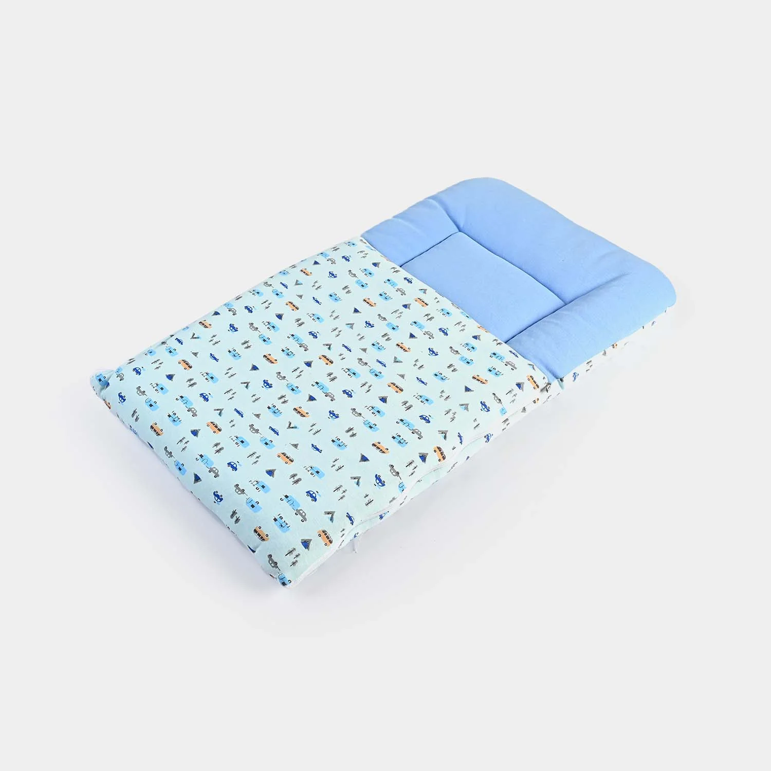 Baby Carry Nest Printed -Blue Small Car - Image 2