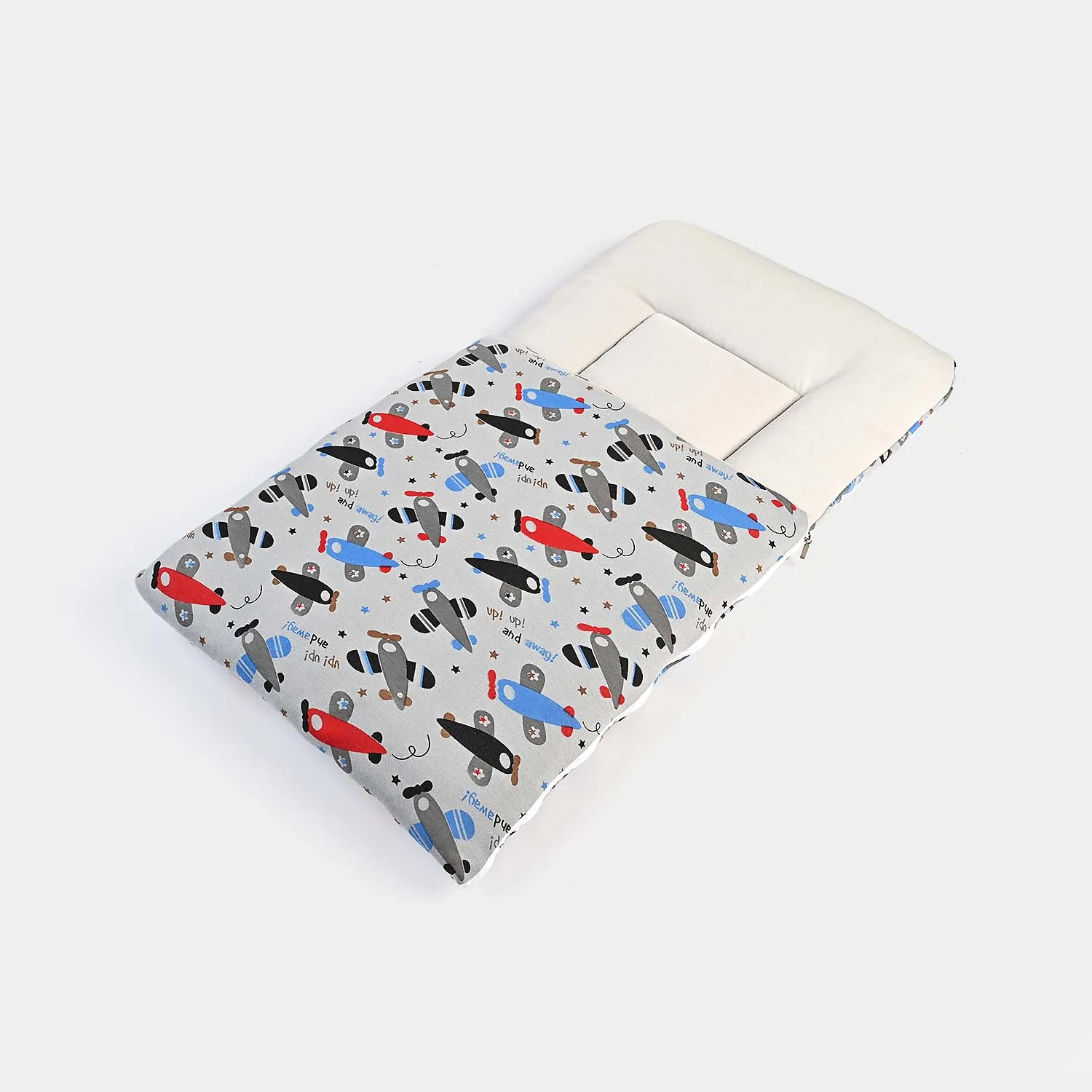 Baby Carry Nest Printed-Grey Plane