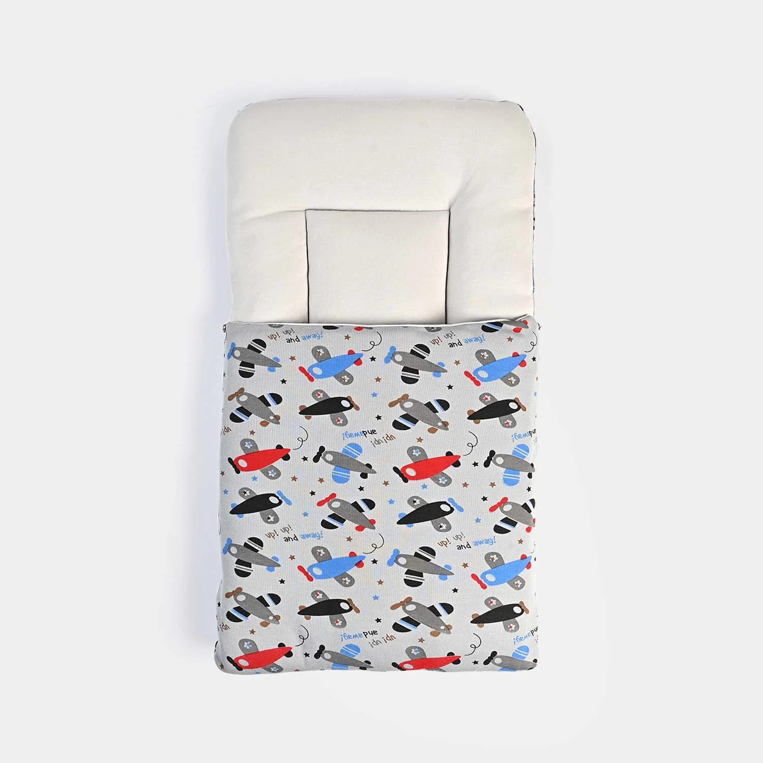 Baby Carry Nest Printed-Grey Plane - Image 4