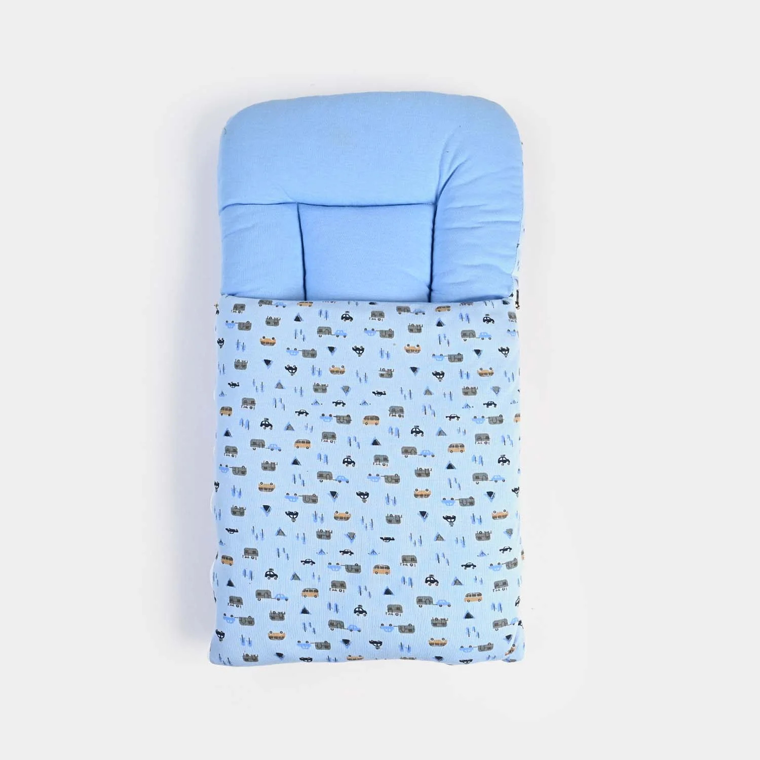 Baby Carry Nest Printed -Navy Blue Small Car - Image 3