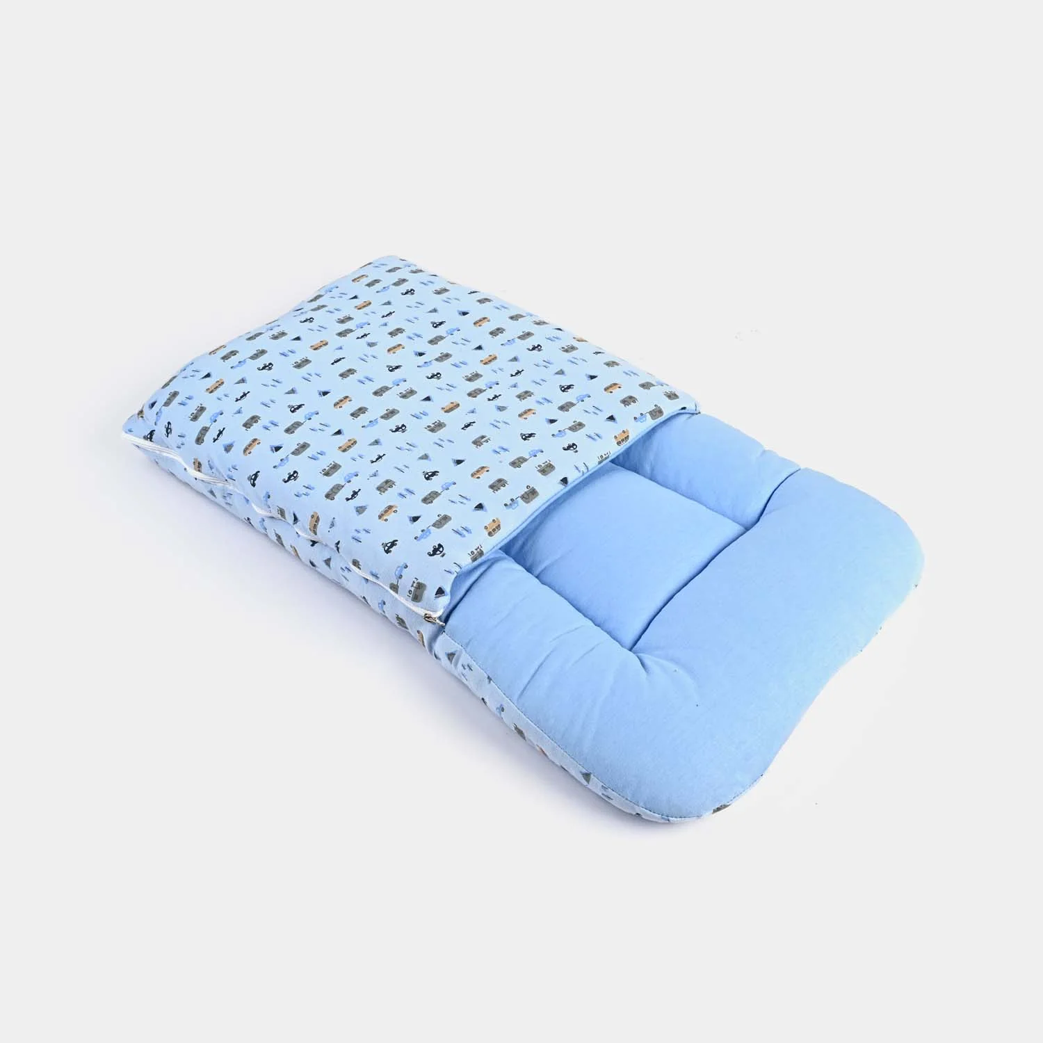 Baby Carry Nest Printed -Navy Blue Small Car - Image 5