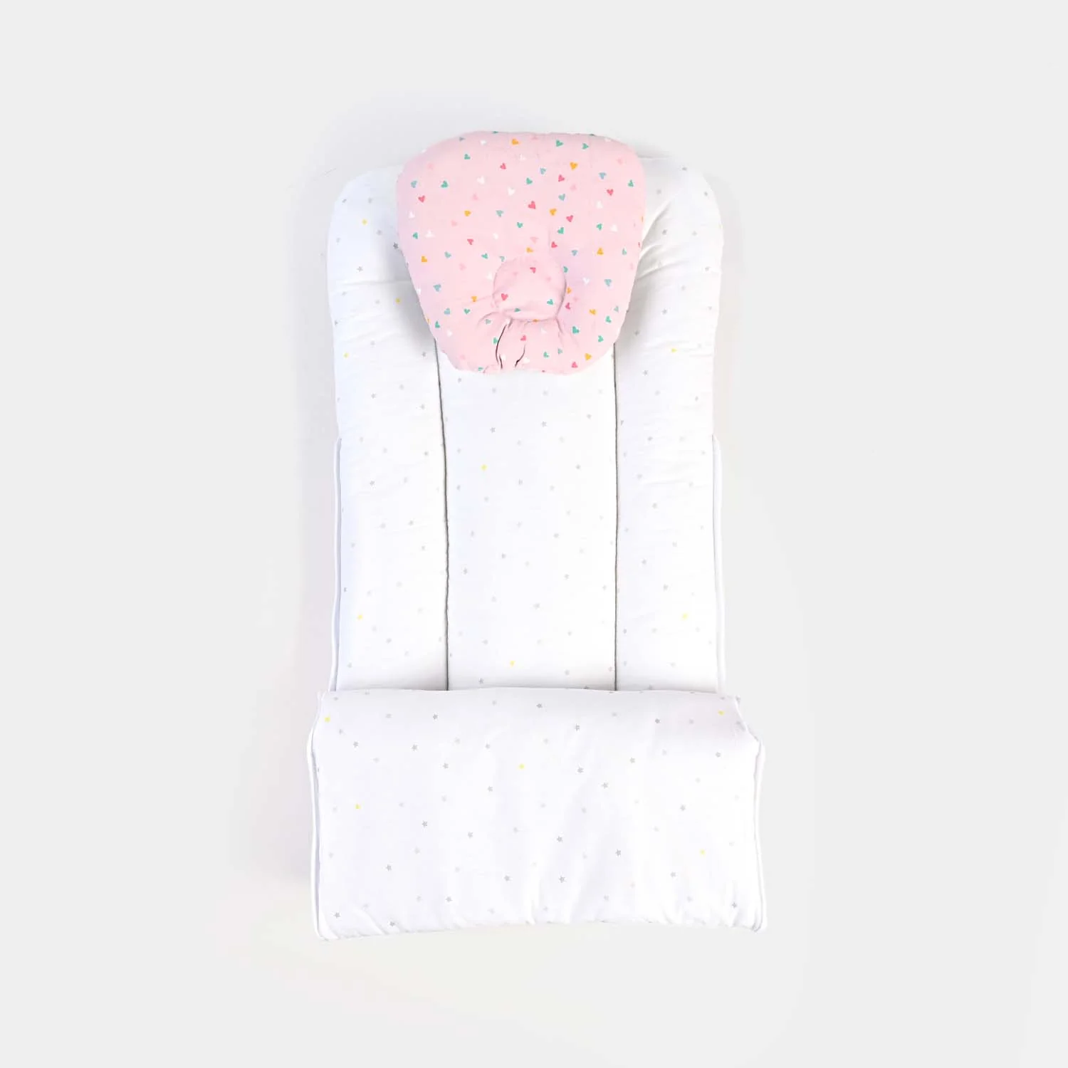 Baby Carry Nest with Head Pillow 1339 Pink - Image 3