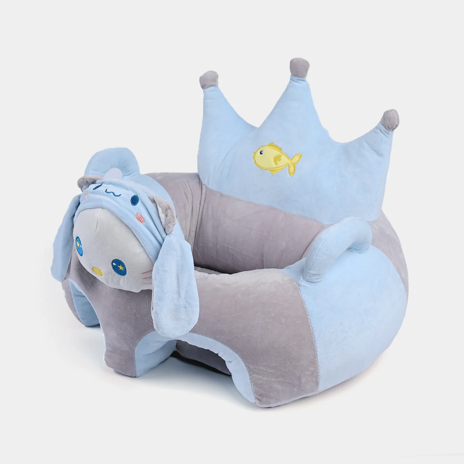 Baby Crown Floor Seat/Support Sofa Seat 6M+ | 952-Blue - Image 4
