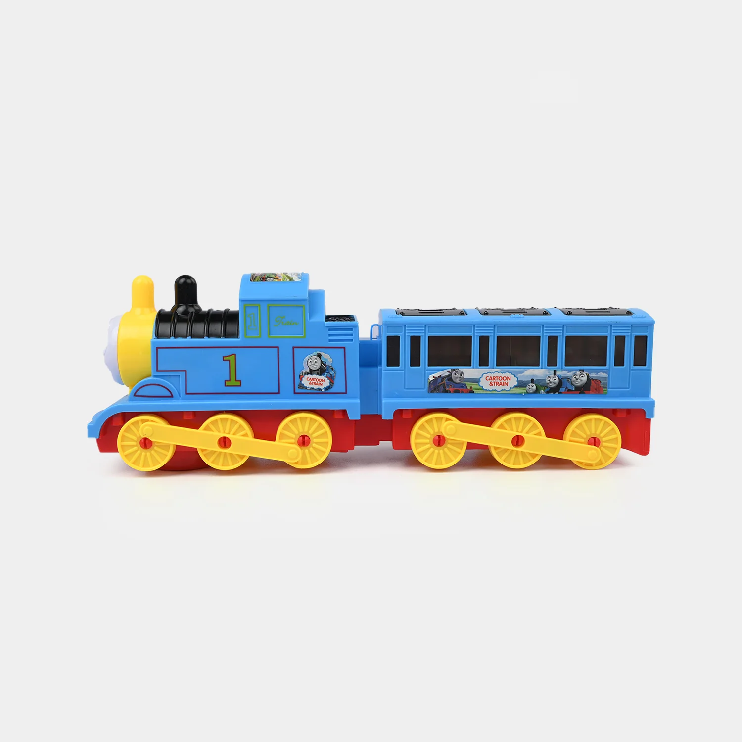 Cartoon Train Toy with Light & Sound for Kids - Image 2