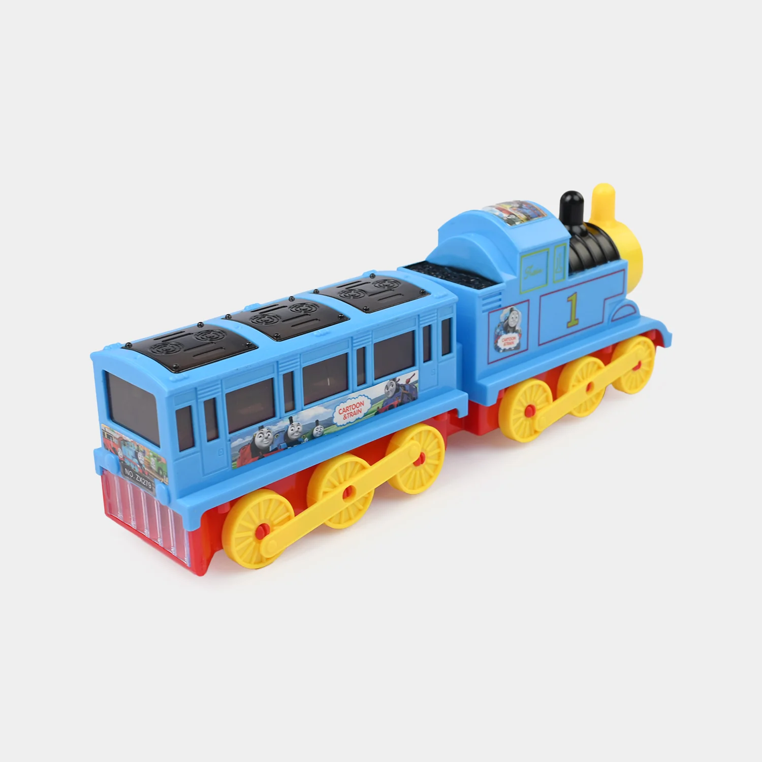 Cartoon Train Toy with Light & Sound for Kids - Image 5