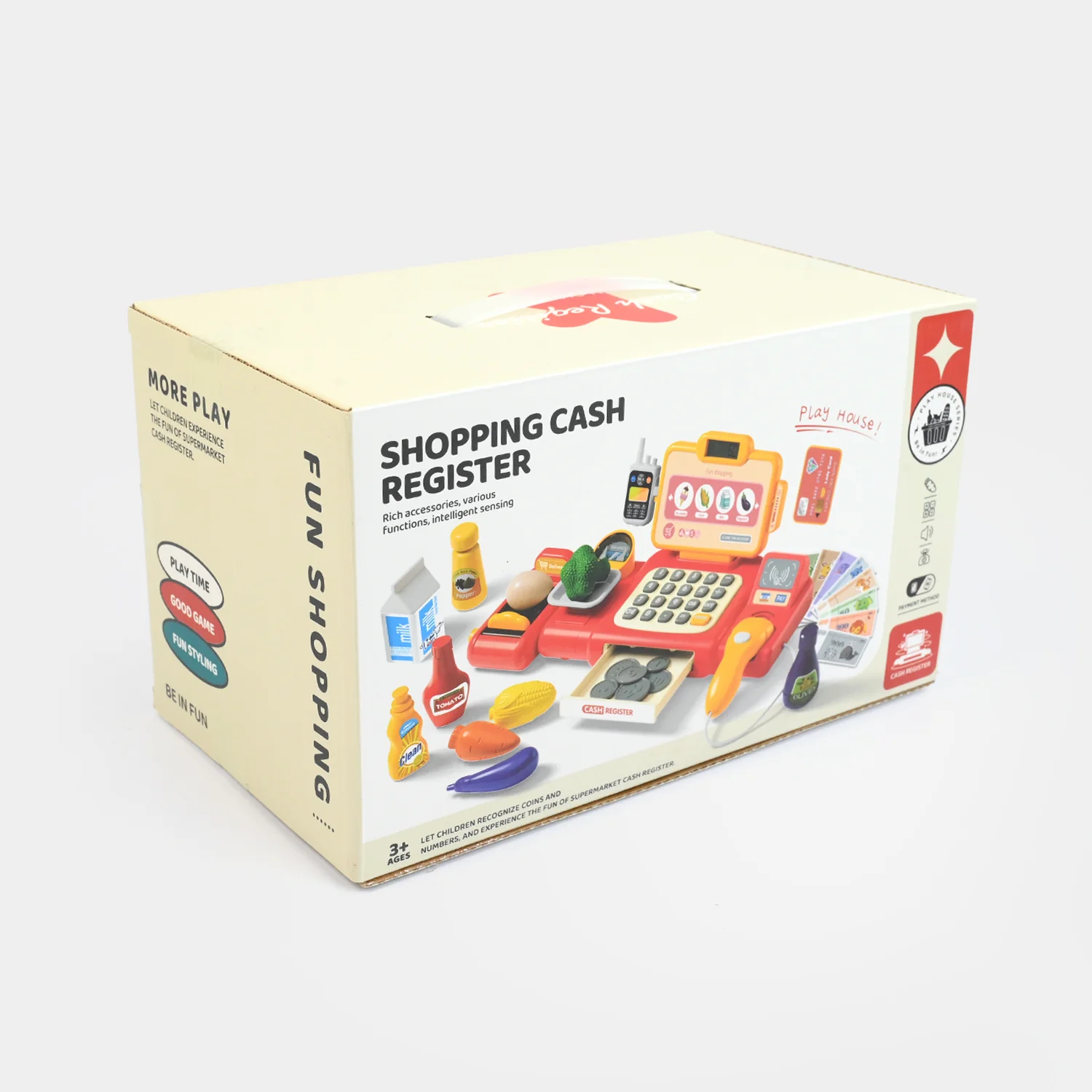 Shopping Cash Register Pretend Play Set - Image 3