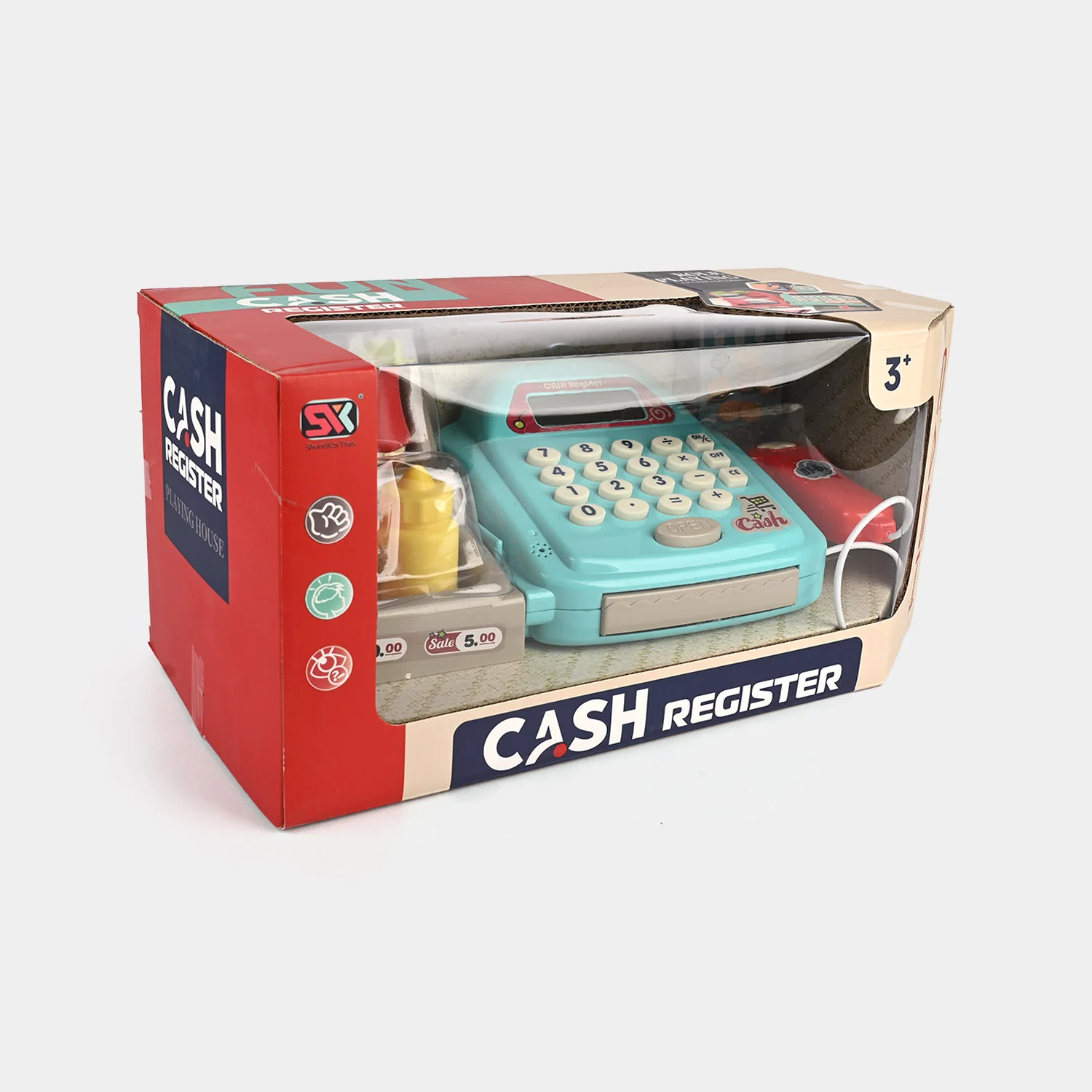 Children's Pretend Play Cash Register Toy Set - Image 3