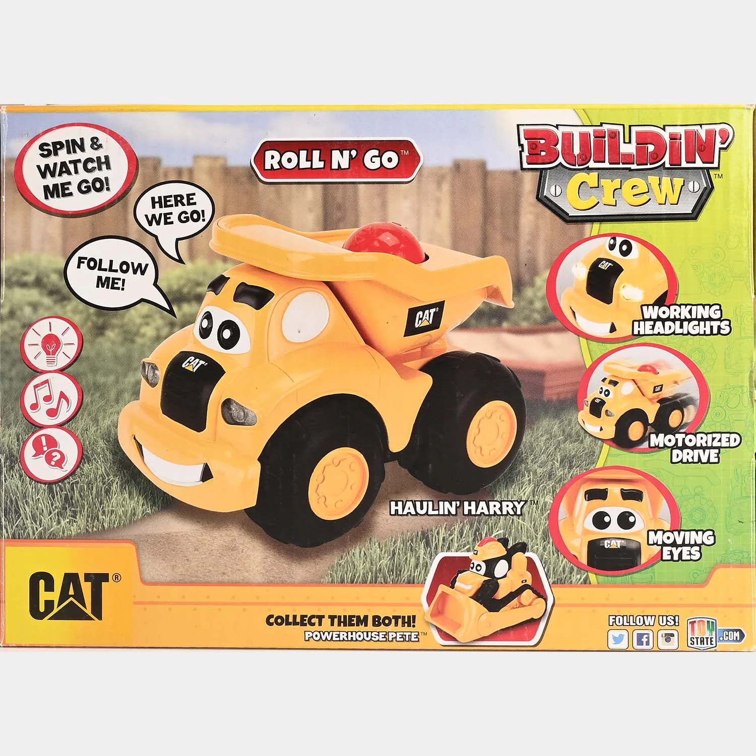 CAT Buildin' Crew Roll N' Go Bulldozer – Toy - Image 3