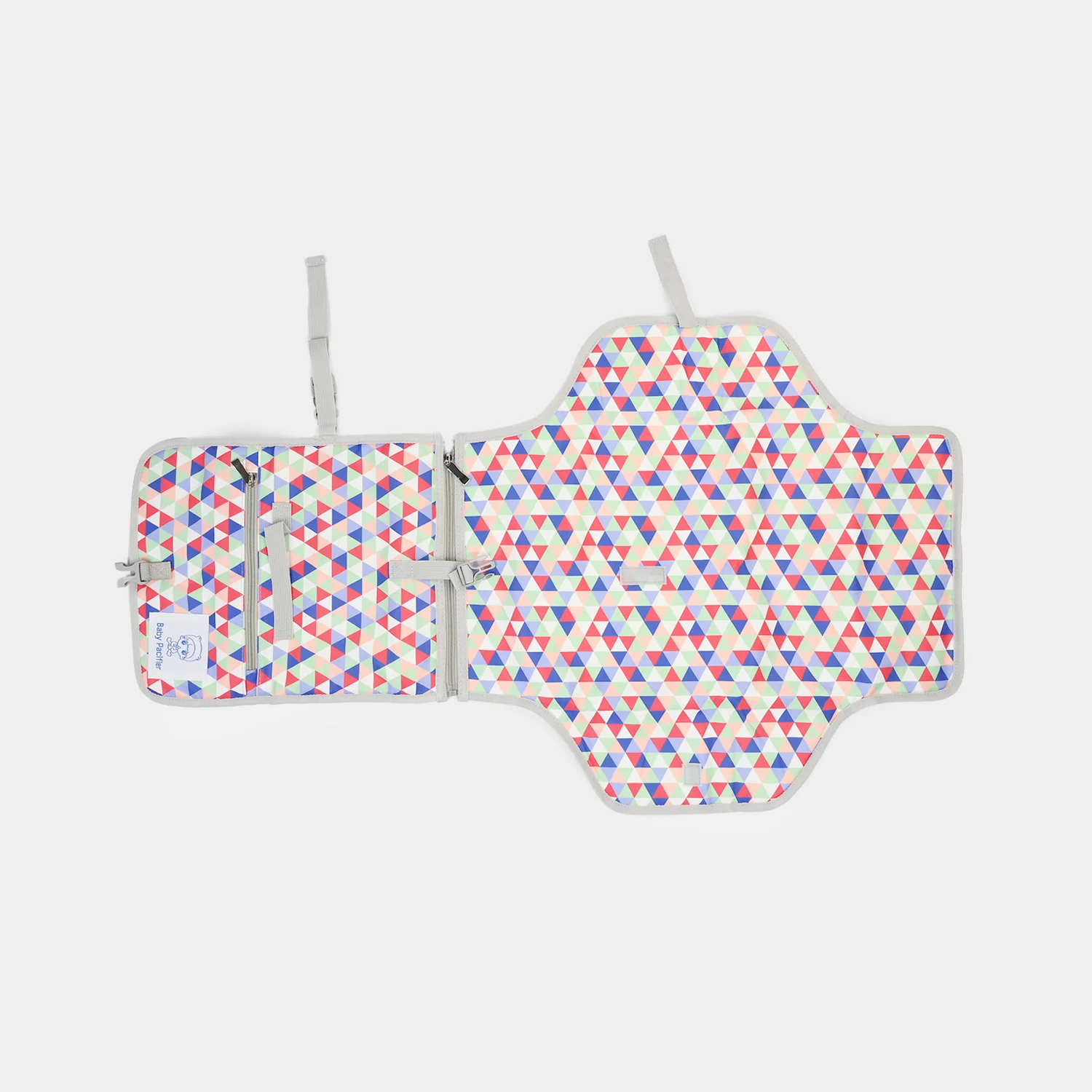 Portable Diaper Changing Clutch with Storage Pockets - Image 2