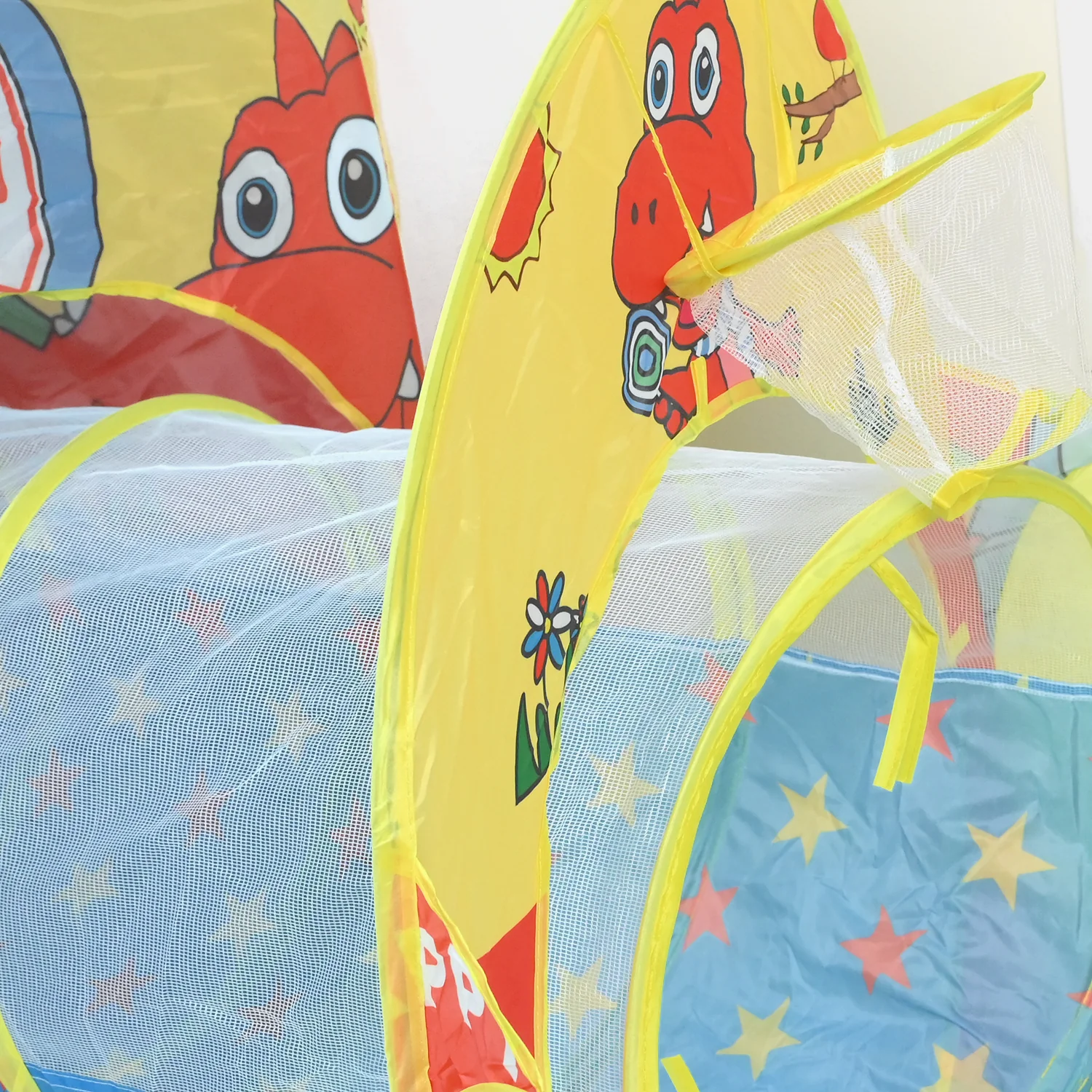 Children Tent House 3-in-1 Pop-Up Play Tent, Tunnel, and Ball Pit - Image 4