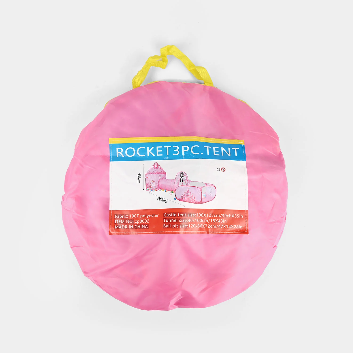 Children's Tent House Rocket 3PC Play Tent Set - Image 2