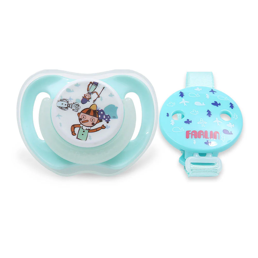 CHU CHU PACIFIER-CHERRY N' CHAIN 6M+ BA-20009 Green