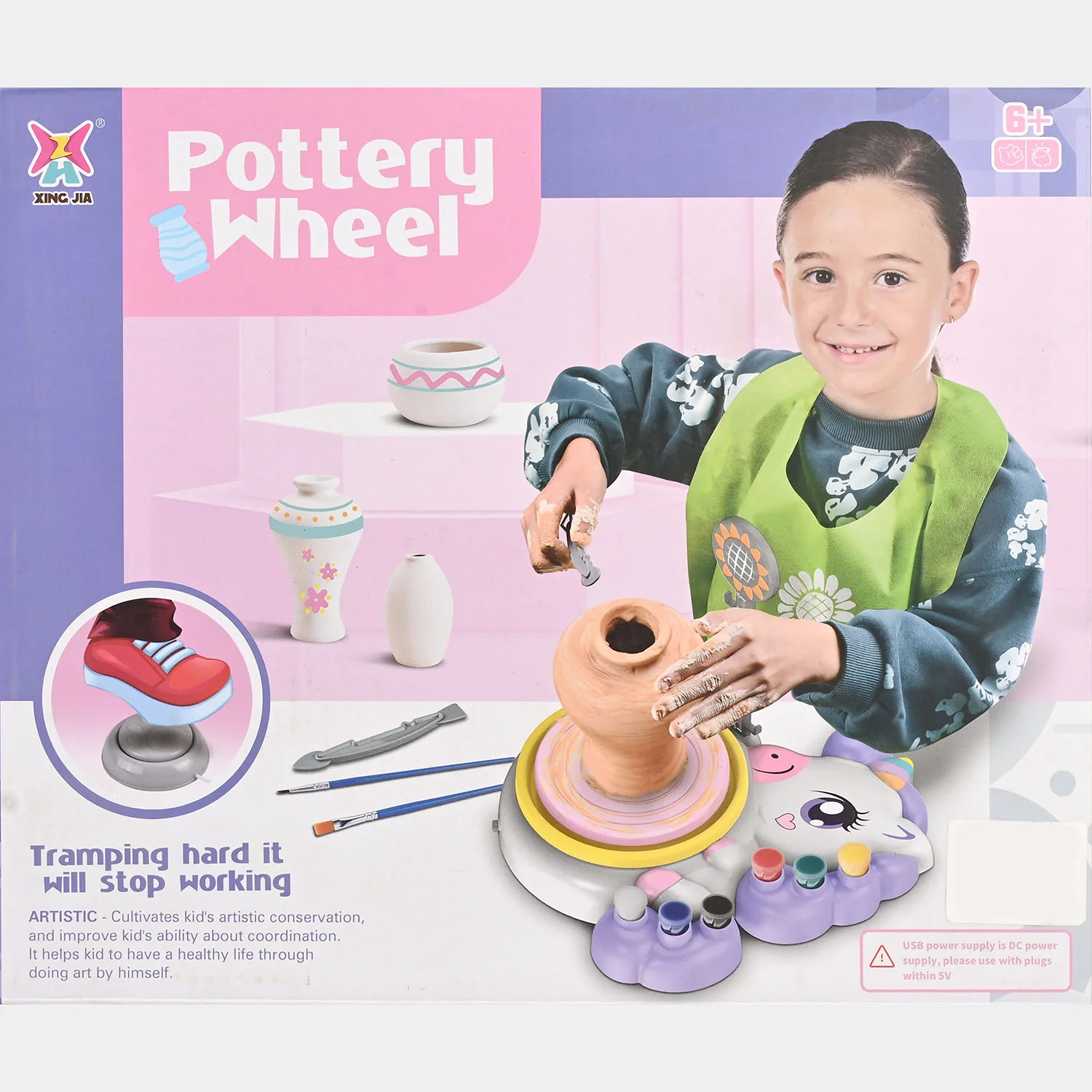 Pottery Wheel Kit Clay Machine for Kids - Image 3
