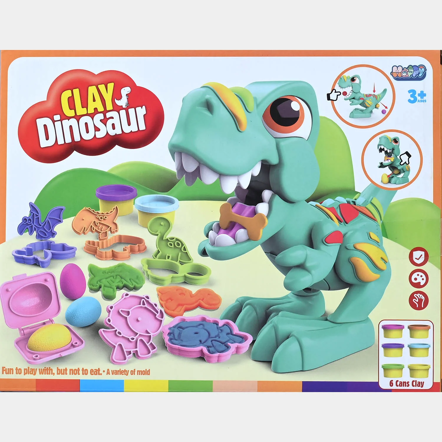 Clay Dinosaur Creative Play Set - Image 8
