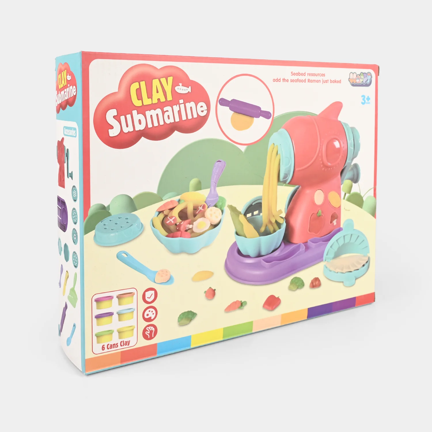 Clay Submarine Dough Play Set for Kids - Image 3