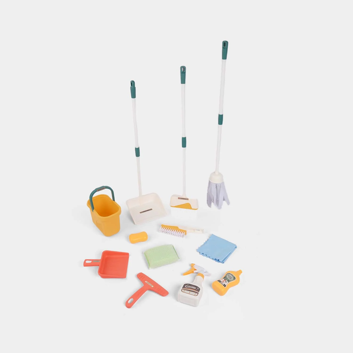 Kids 12-Piece Cleaning Play Set - Image 2