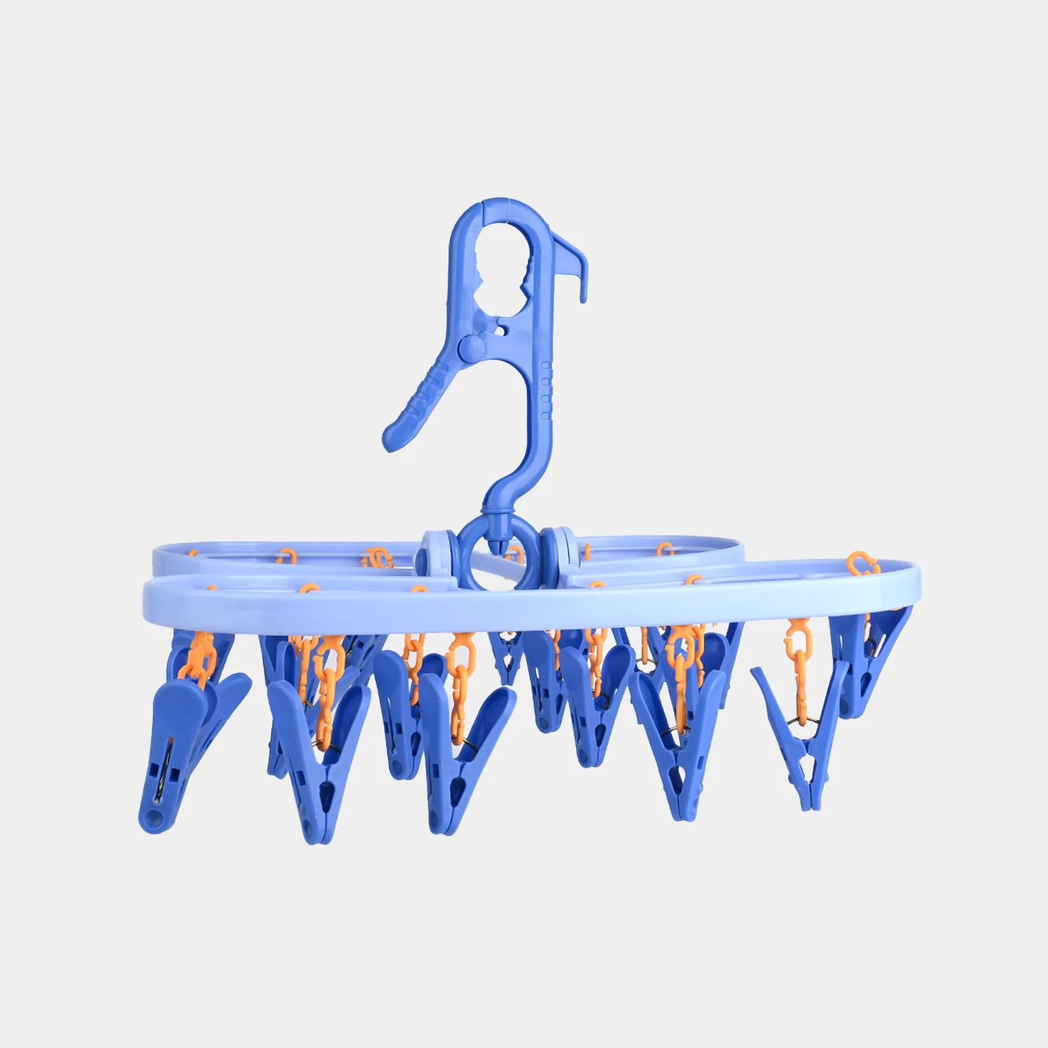 Laundry Cloth Hanger With Clips - Image 2