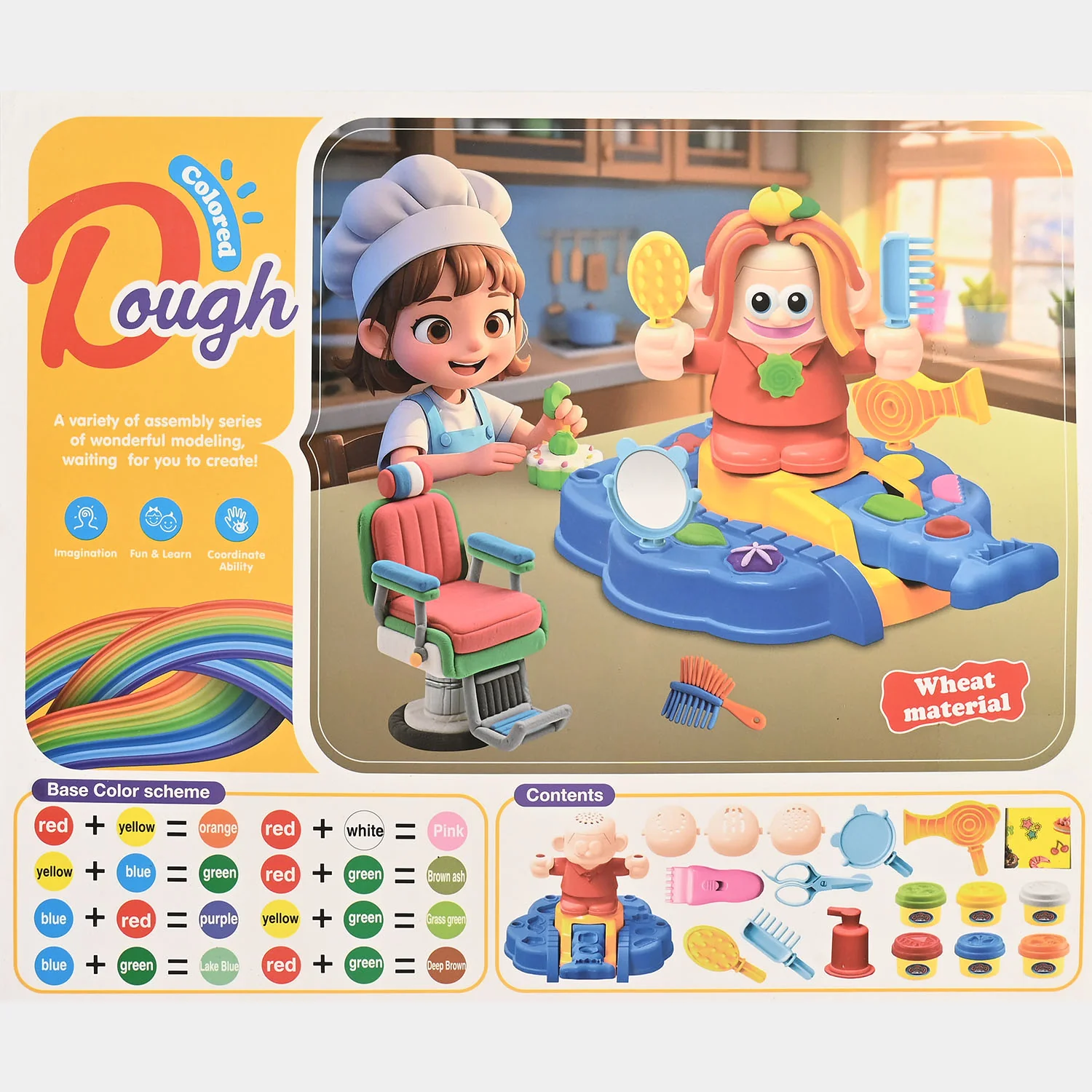 Color Clay Set For Kids - Image 2