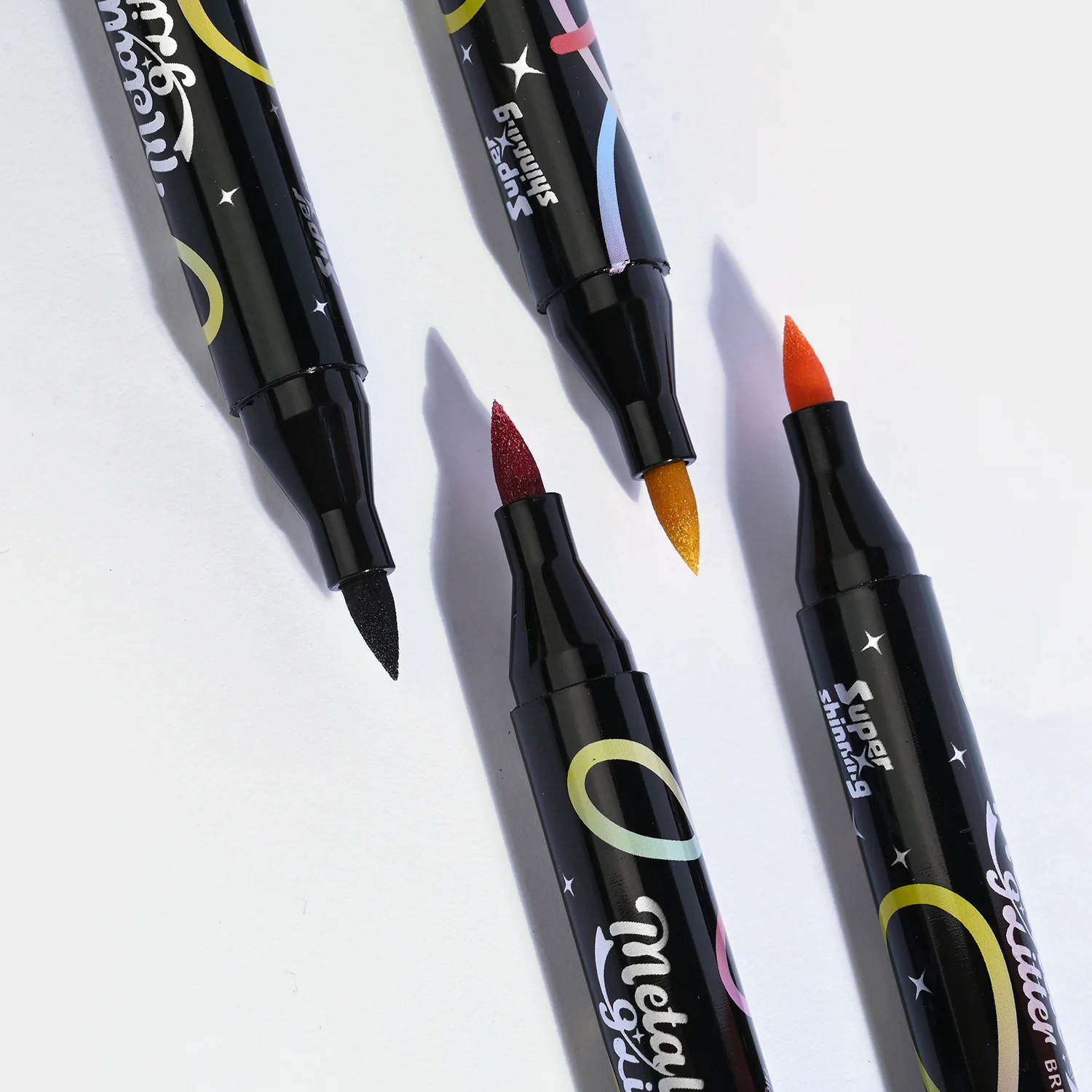Metallic Glitter Marker 12PCs - Image 2