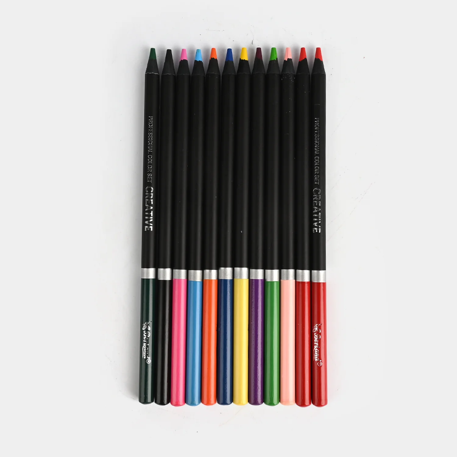 Vibrant Color Pencils | 12Pcs - Image 2